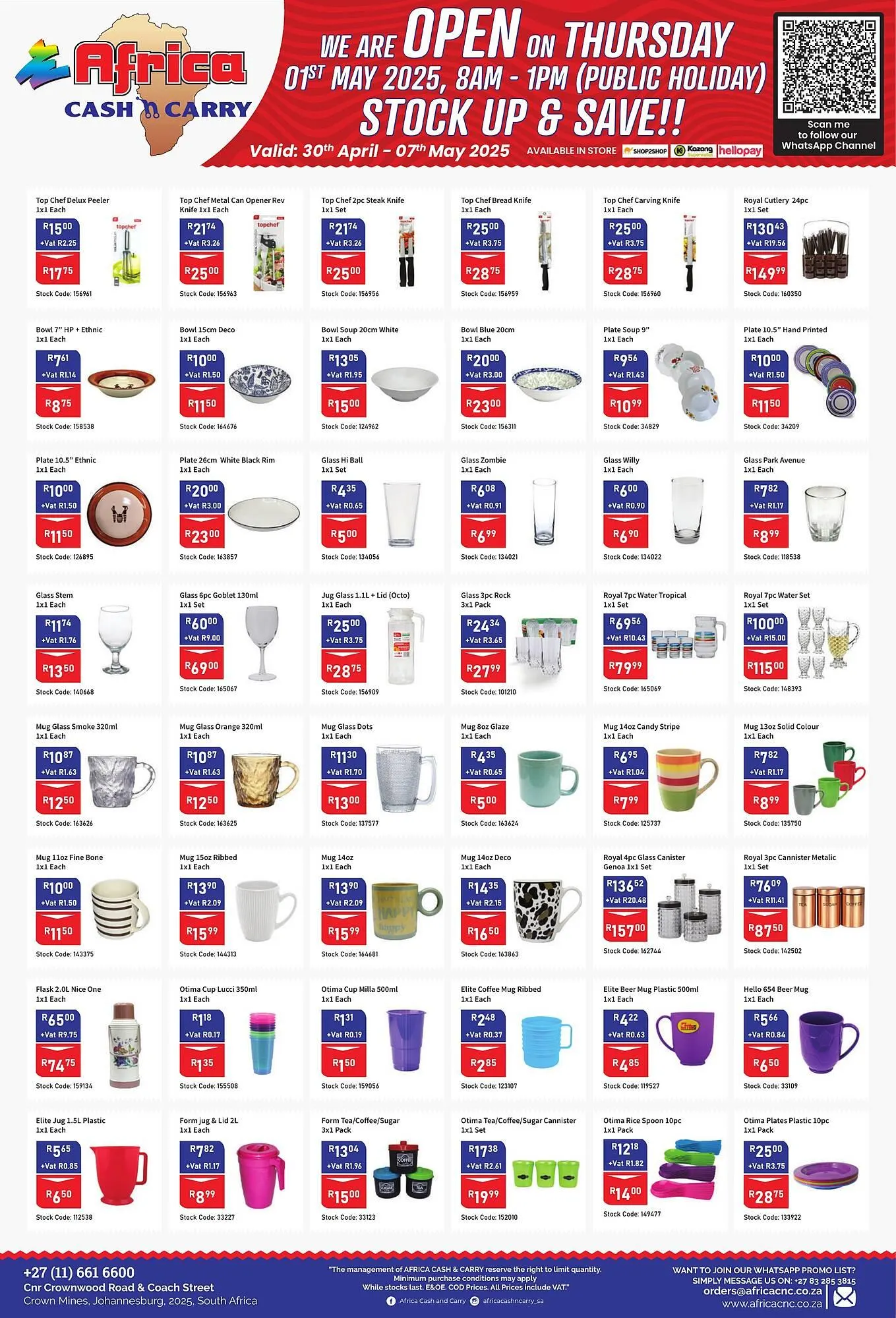 Africa Cash and Carry catalogue from 30 April to 7 May 2025 - Catalogue Page 11