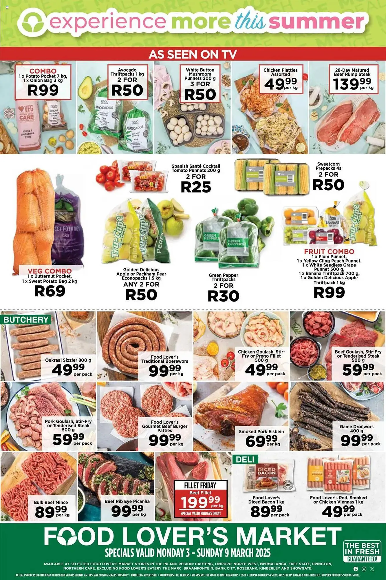 Food Lover's Market catalogue from 3 March to 9 March 2025 - Catalogue Page 1