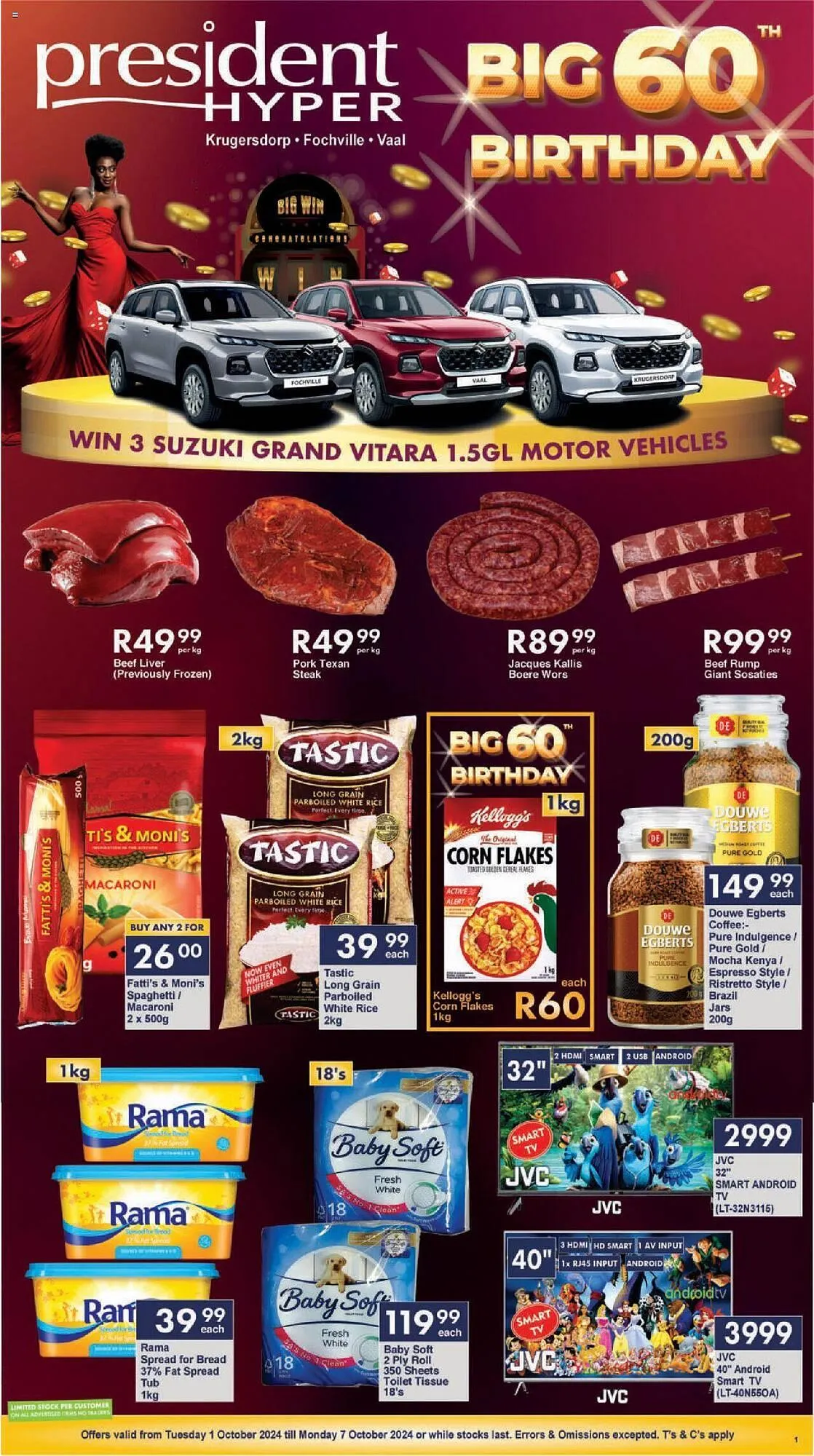 President Hyper catalogue from 1 October to 7 October 2024 - Catalogue Page 1