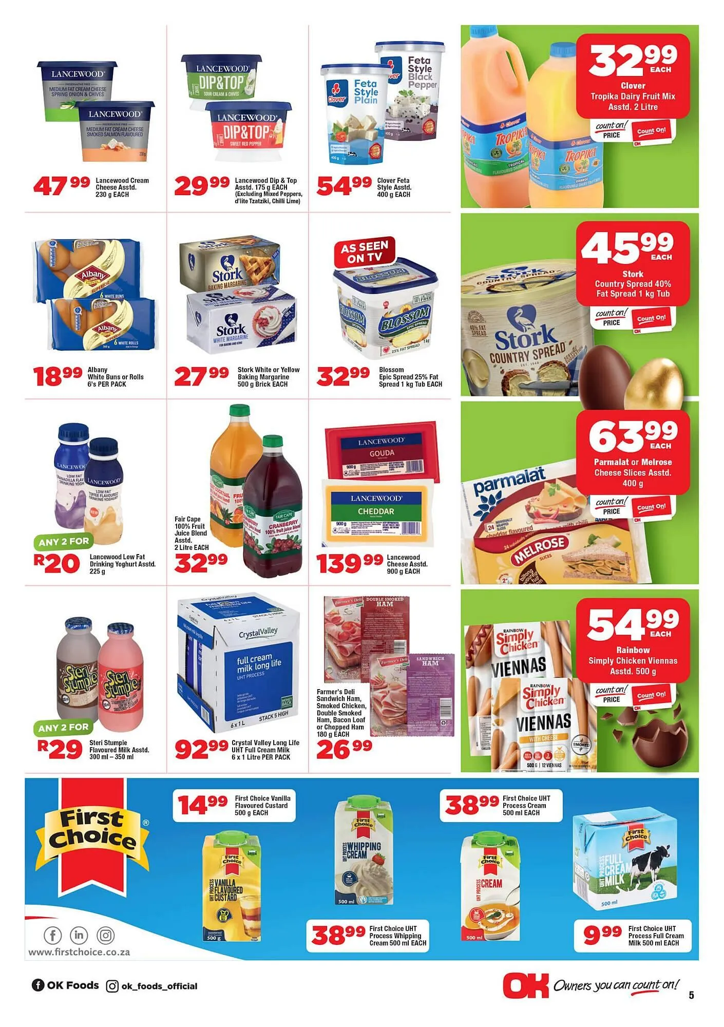 OK Foods catalogue from 25 March to 6 April 2025 - Catalogue Page 5