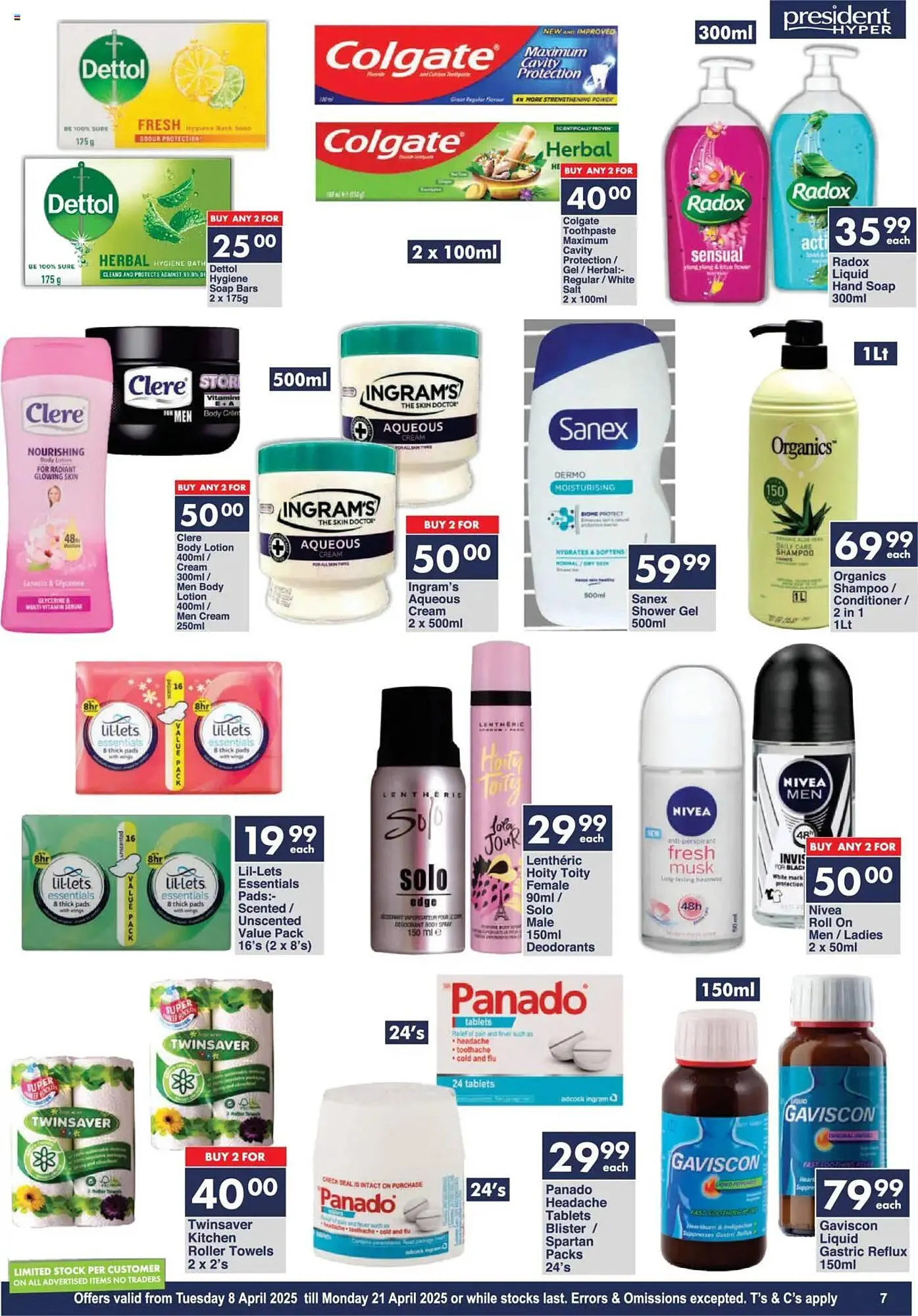 President Hyper catalogue from 8 April to 21 April 2025 - Catalogue Page 7