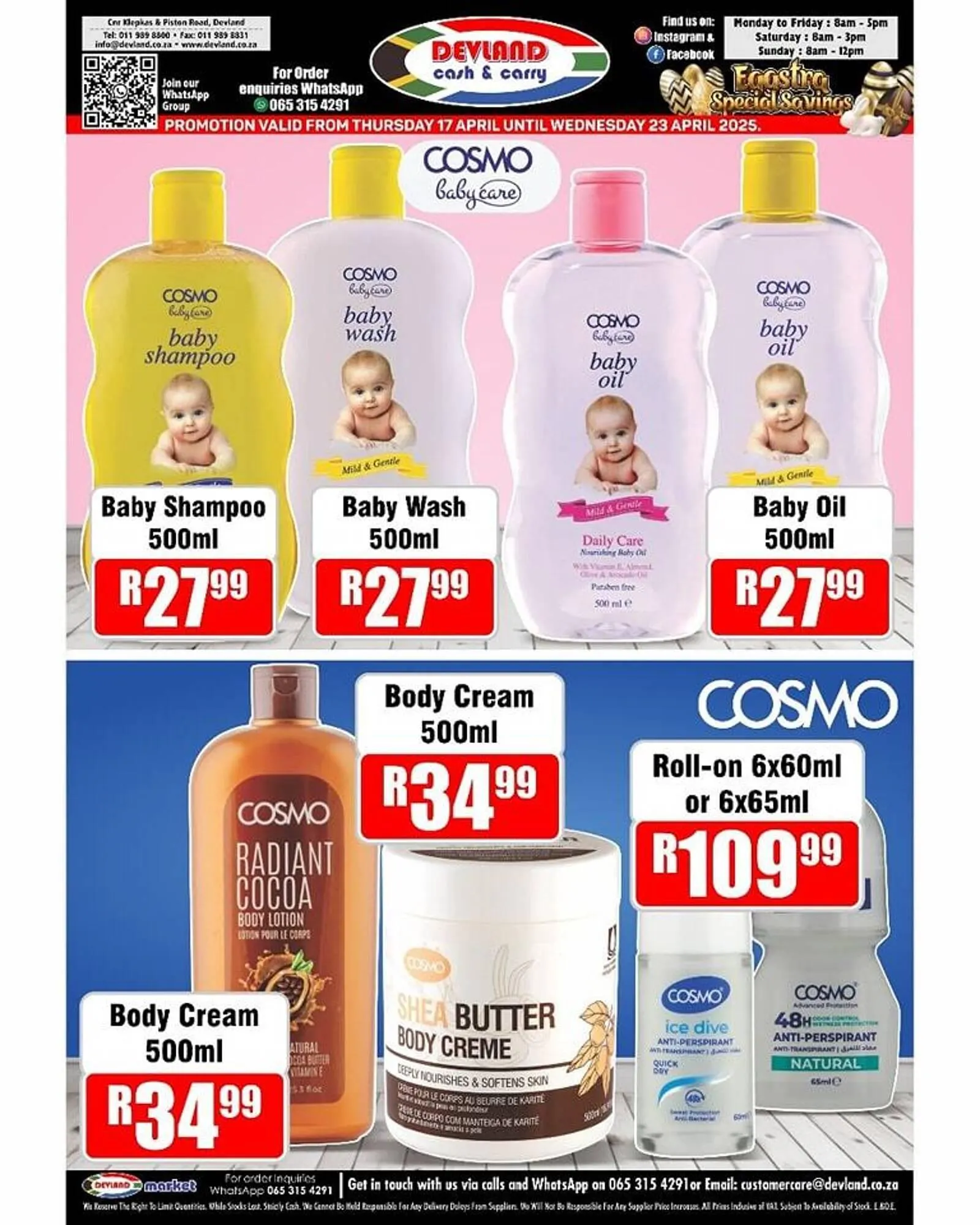 Devland Cash And Carry catalogue from 17 April to 23 April 2025 - Catalogue Page 1