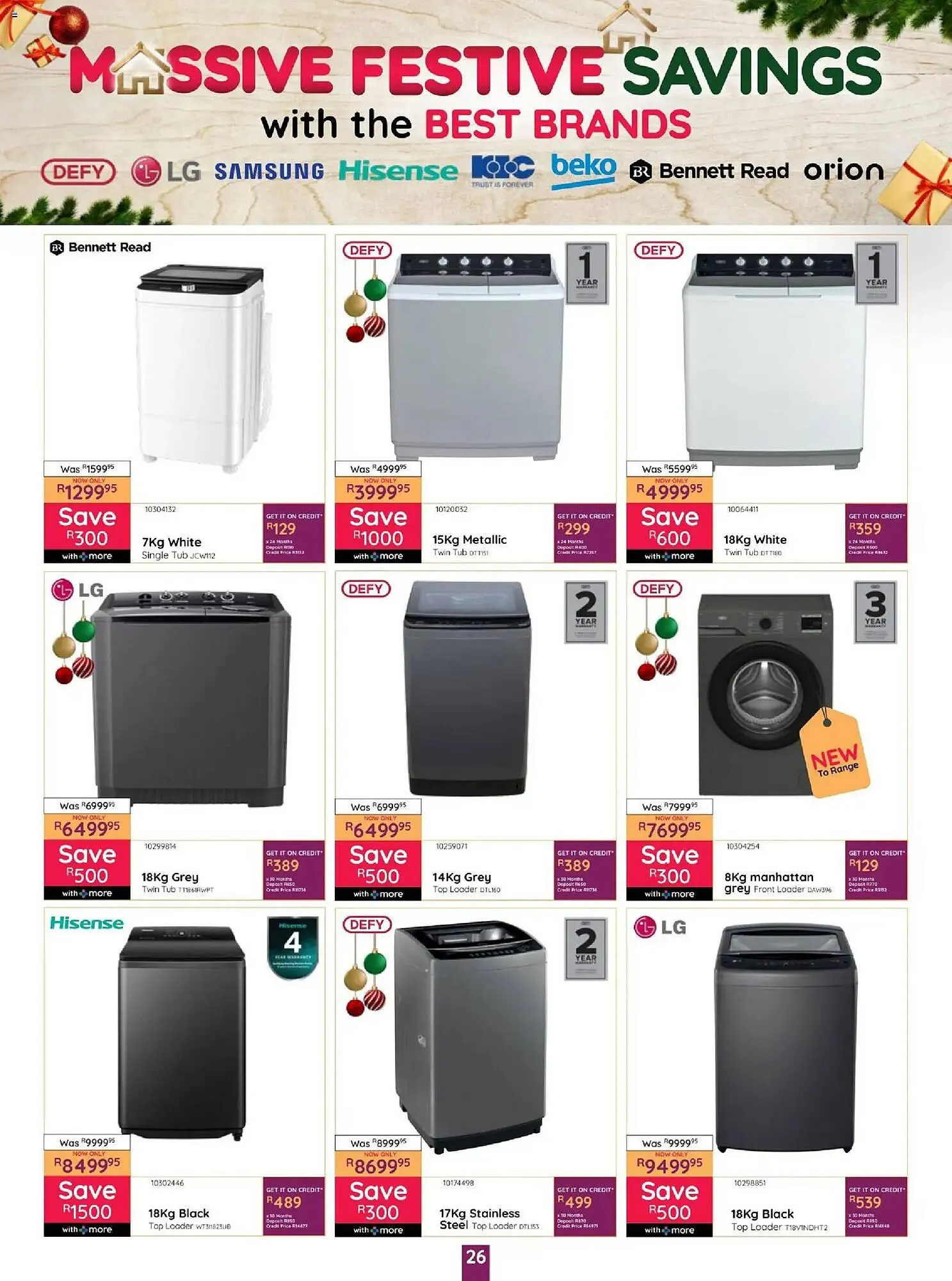 Bradlows catalogue from 1 December to 24 December 2025 - Catalogue Page 26
