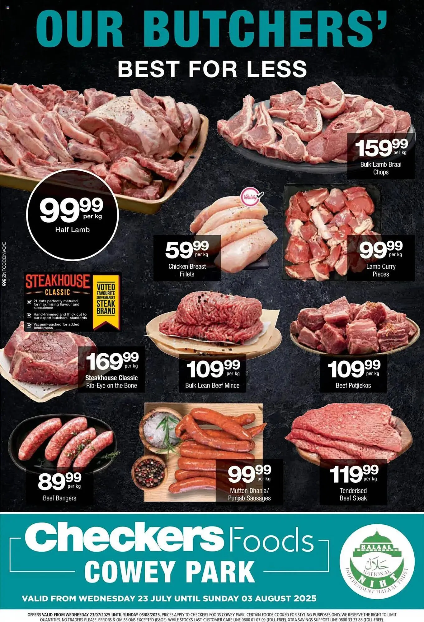 Checkers catalogue from 23 July to 3 August 2025 - Catalogue Page 1