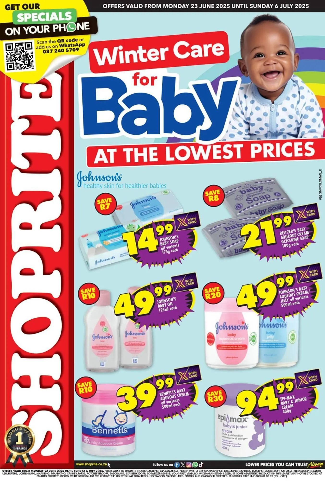 Shoprite catalogue from 23 June to 6 July 2025 - Catalogue Page 1