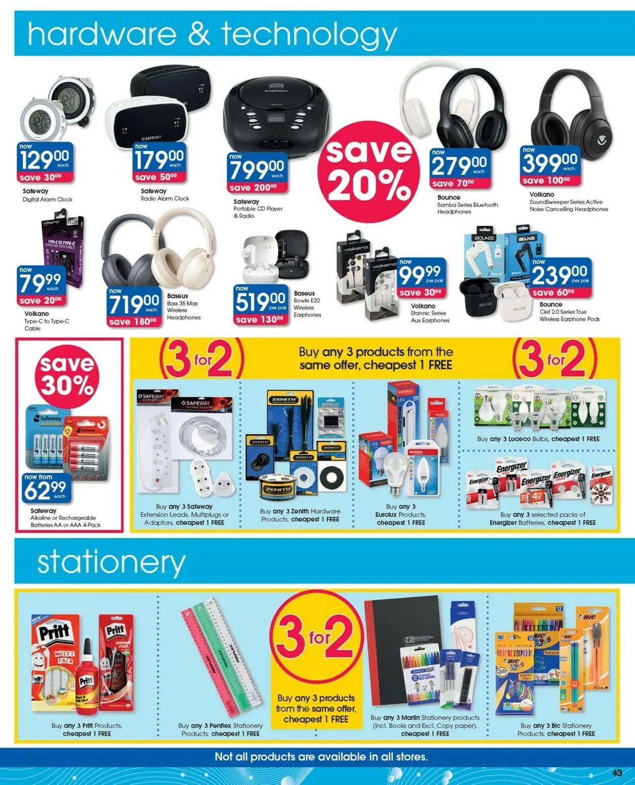 Clicks Current catalogue from 29 July to 12 August 2025 - Catalogue Page 43