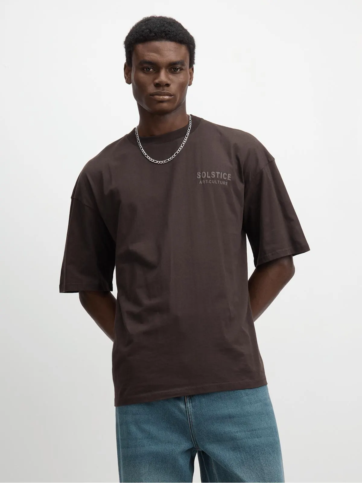 Jet Men's Chocolate Art Culture Graphic T-shirt