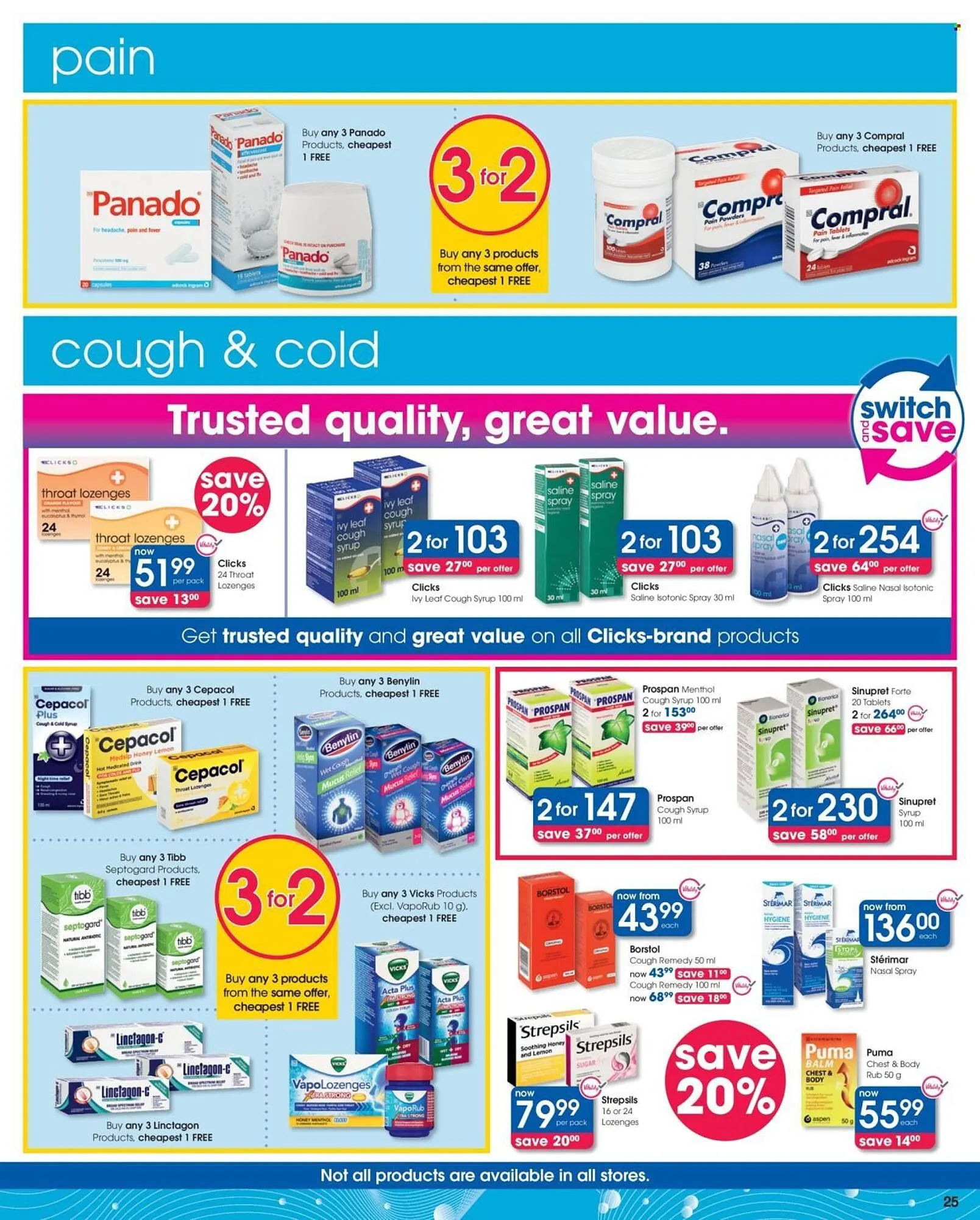 Clicks catalogue from 22 July to 6 August 2025 - Catalogue Page 25