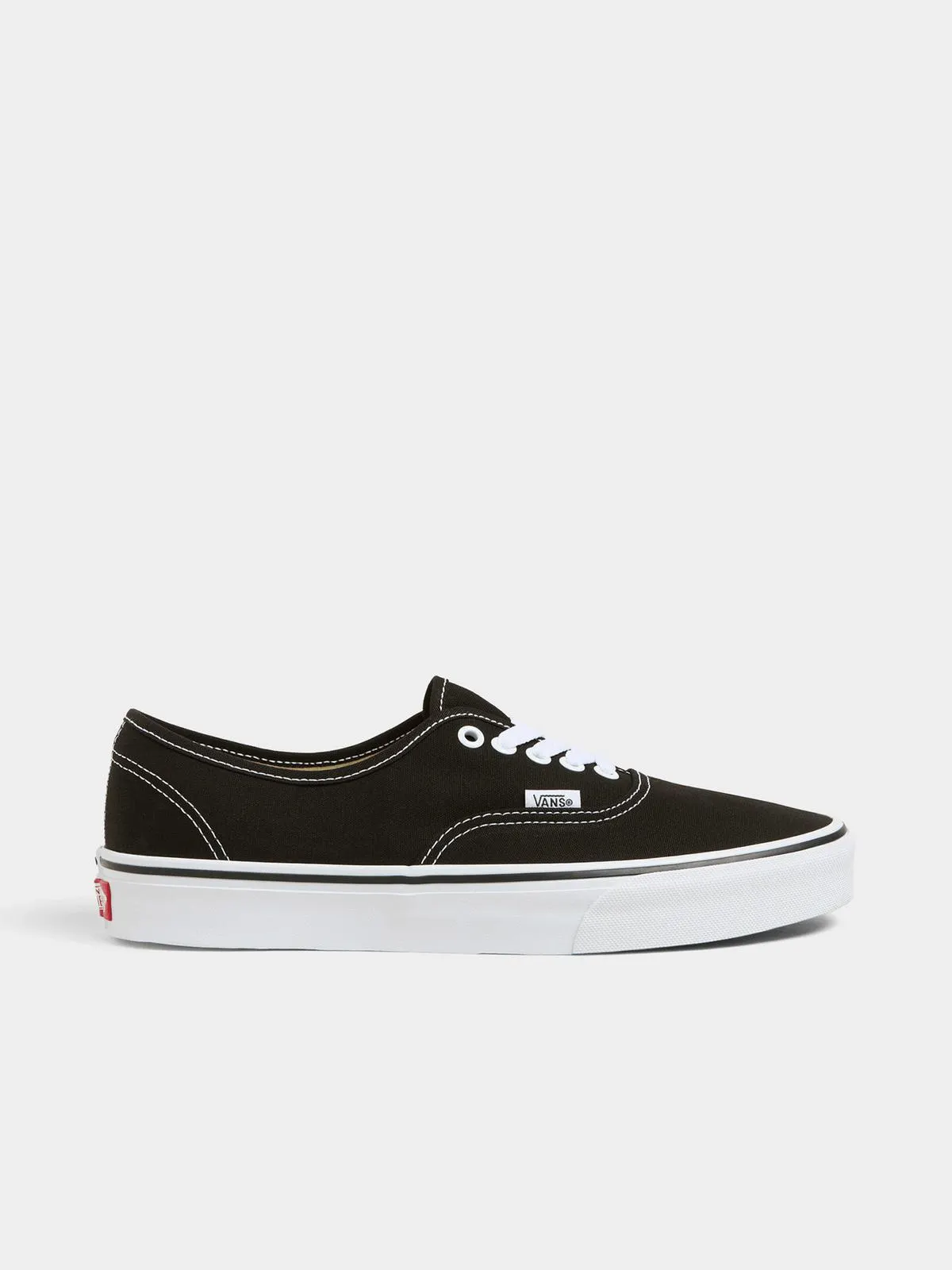 Vans Junior Authentic Black/White Sneaker