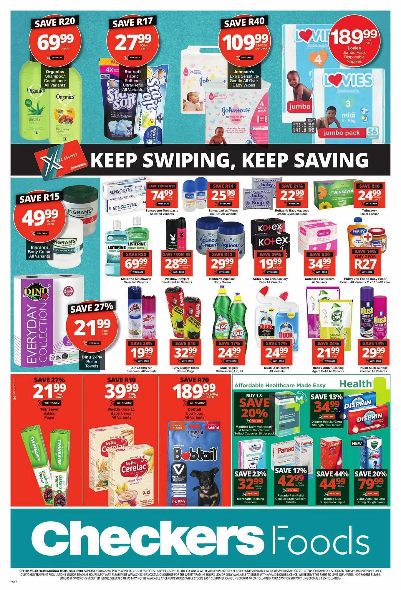 Checkers catalogue from 6 May to 19 May 2024 - Catalogue Page 4