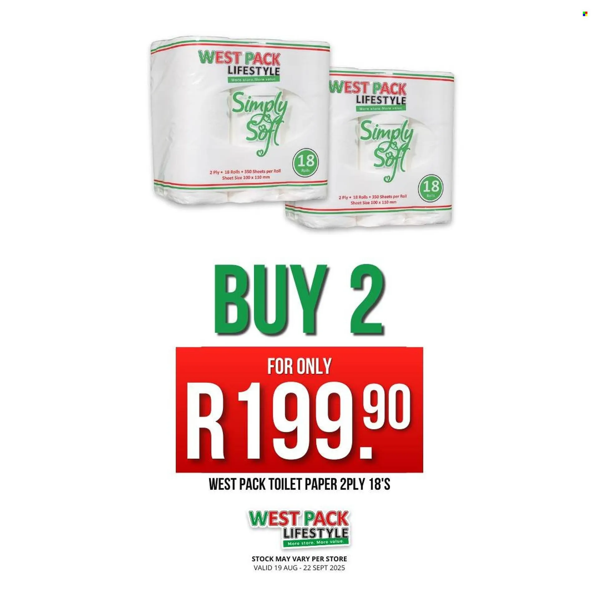 West Pack Lifestyle catalogue from 19 August to 22 September 2025 - Catalogue Page 3