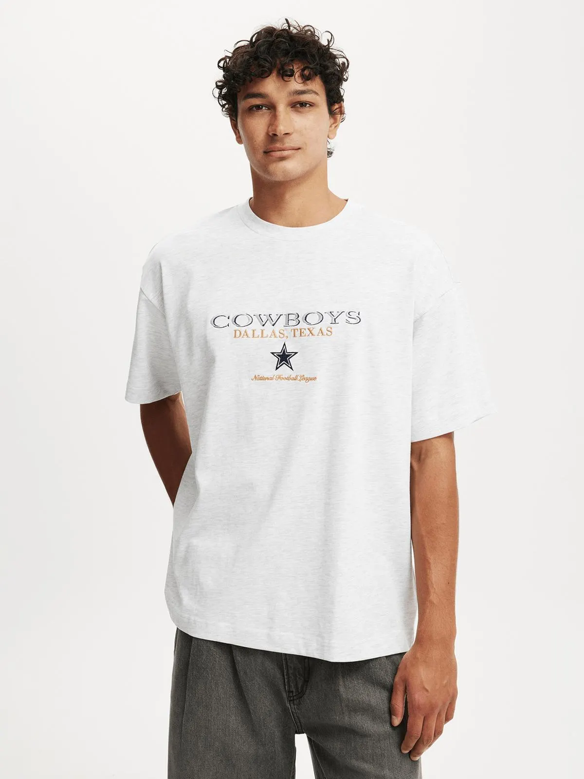 Men's Cotton On White Box Fit Nfl T-Shirt