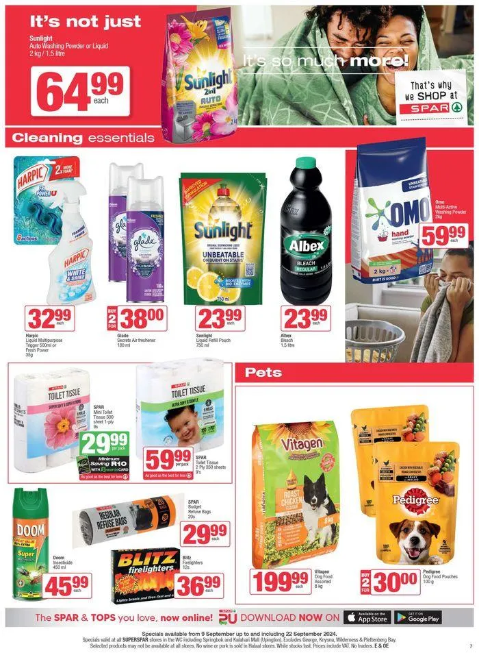Specials SuperSpar from 13 September to 22 September 2024 - Catalogue Page 7