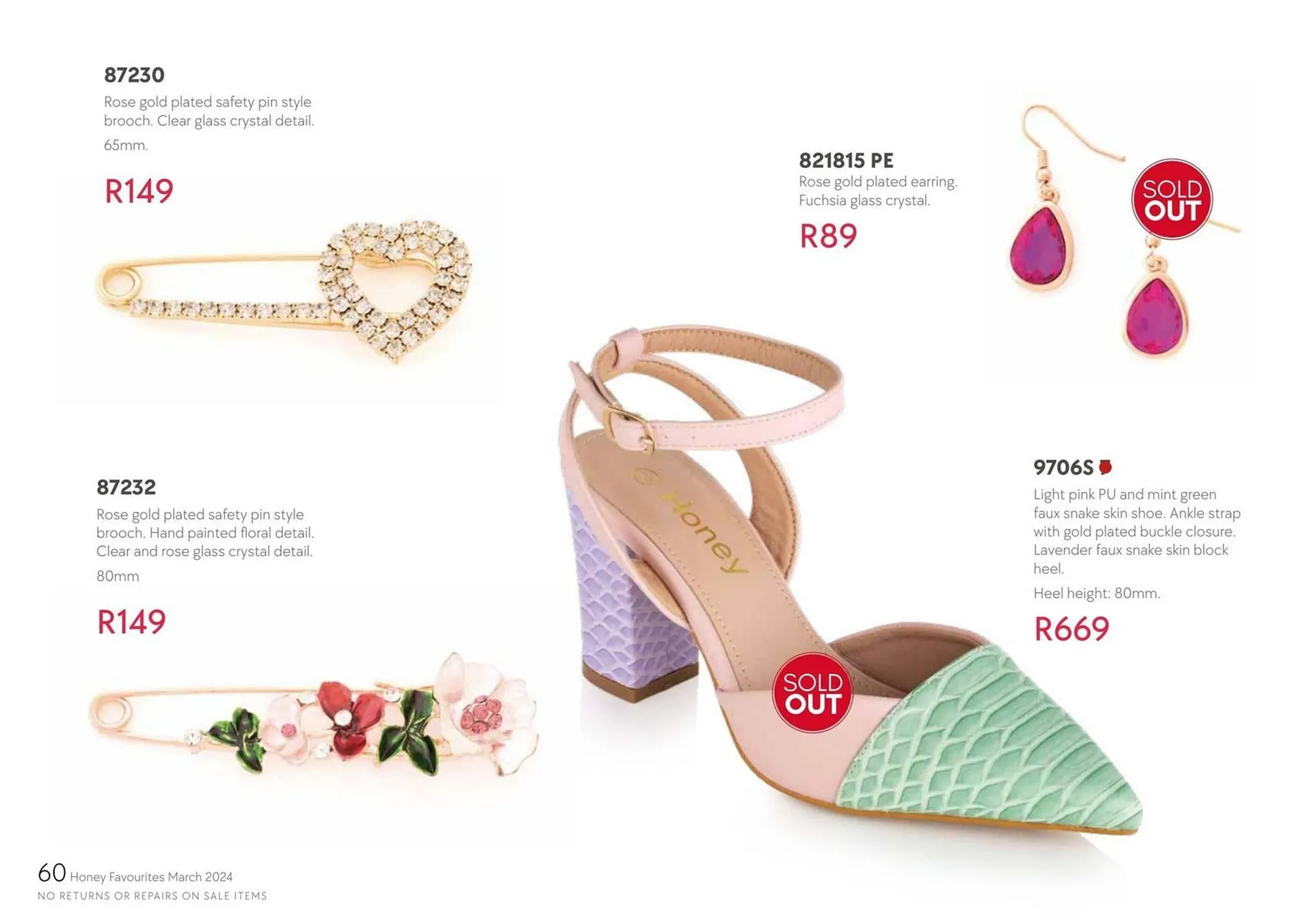 Honey Fashion Accessories catalogue from 29 March to 30 April 2024 - Catalogue Page 58