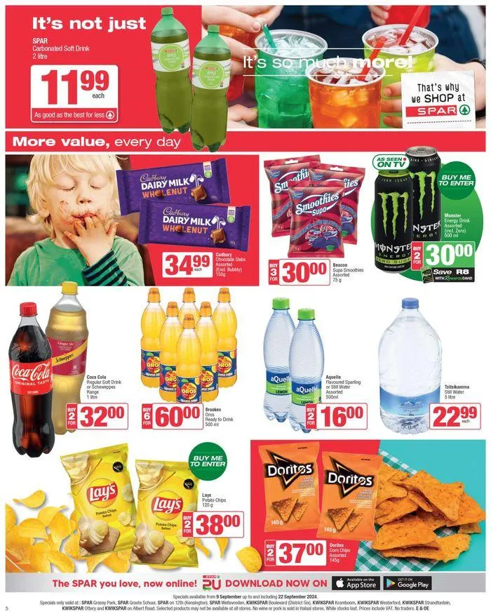 Specials Spar from 9 September to 22 September 2024 - Catalogue Page 5