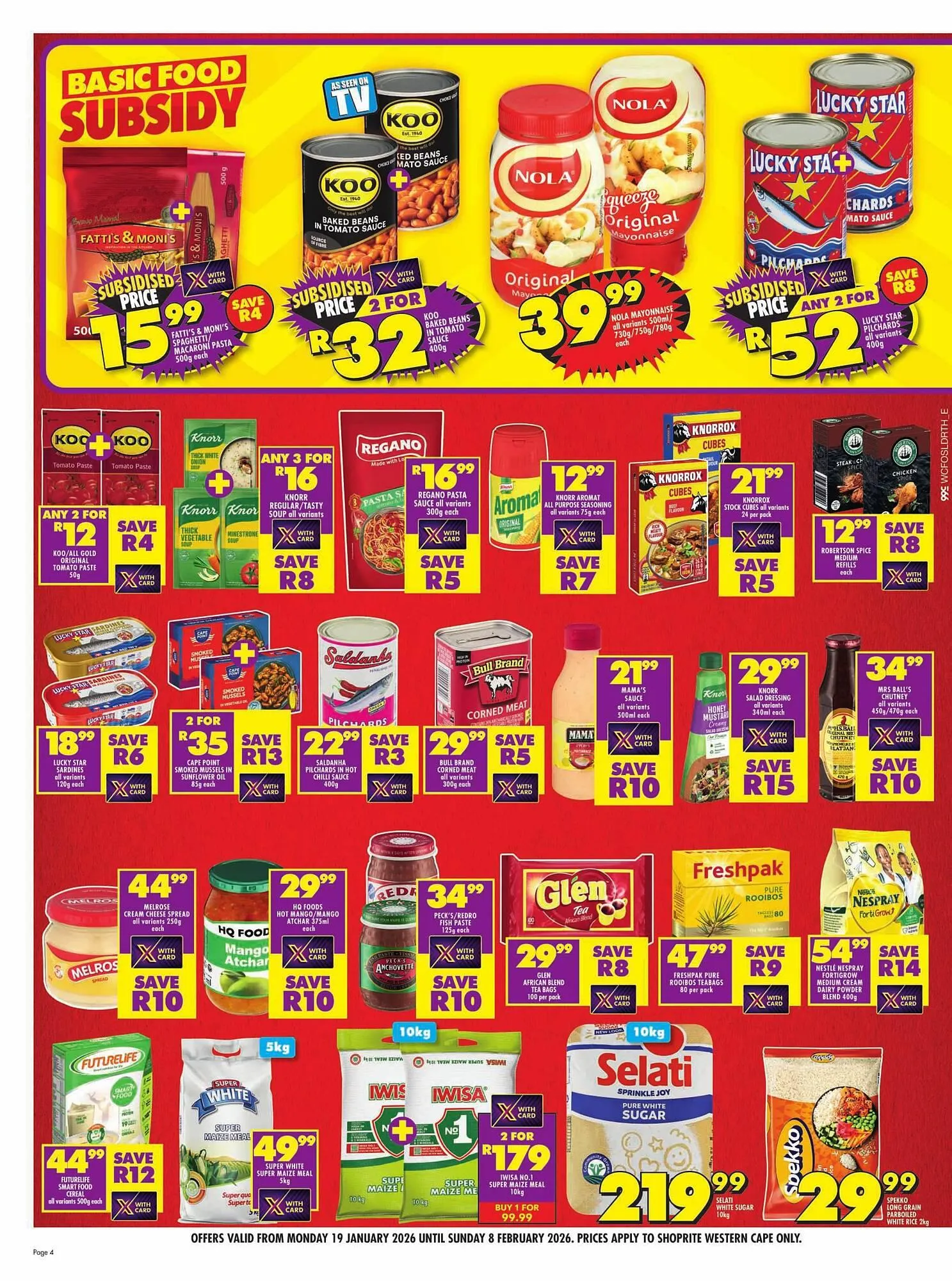Shoprite catalogue from 19 January to 8 February 2026 - Catalogue Page 4