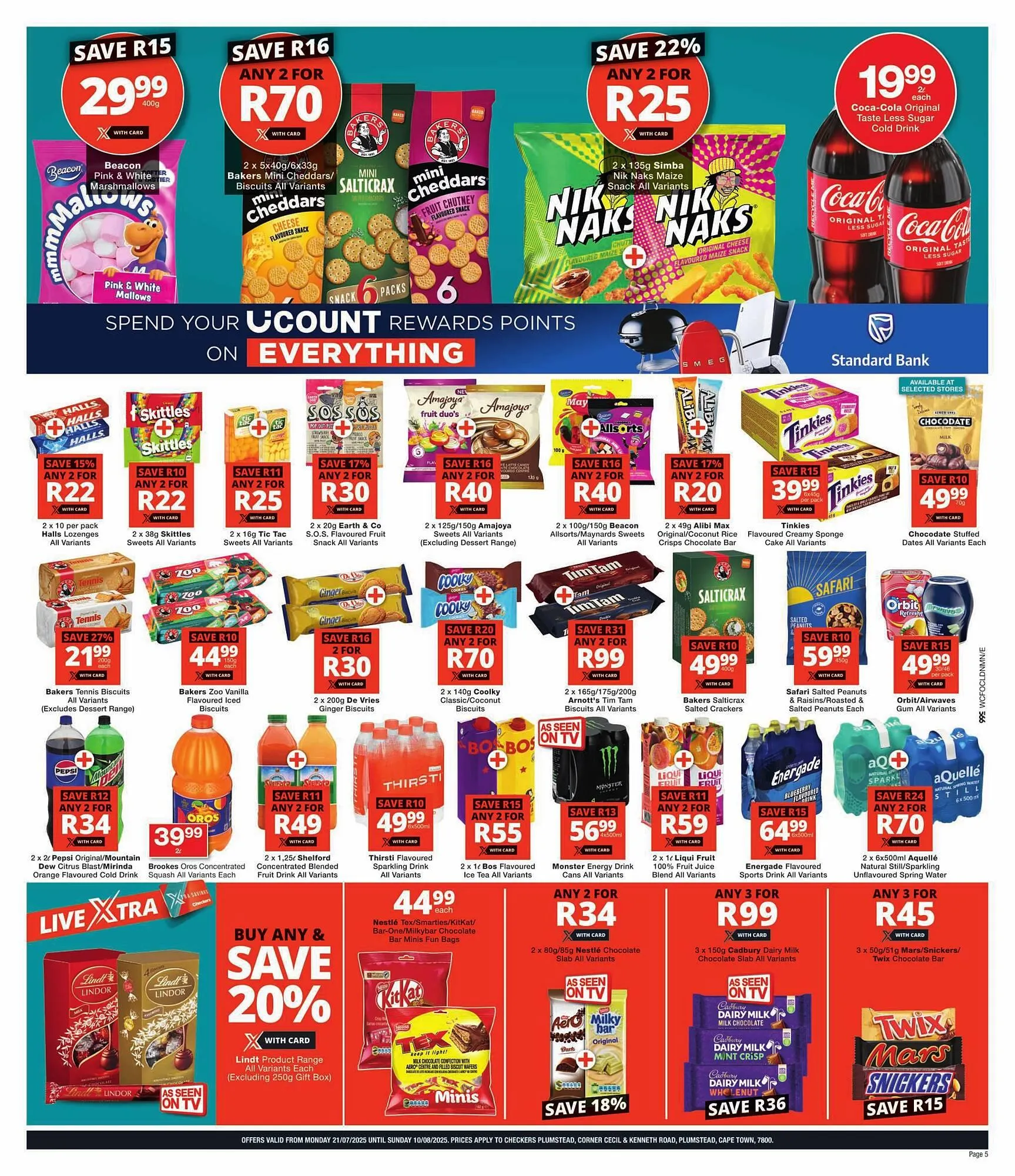 Checkers catalogue from 21 July to 10 August 2025 - Catalogue Page 5
