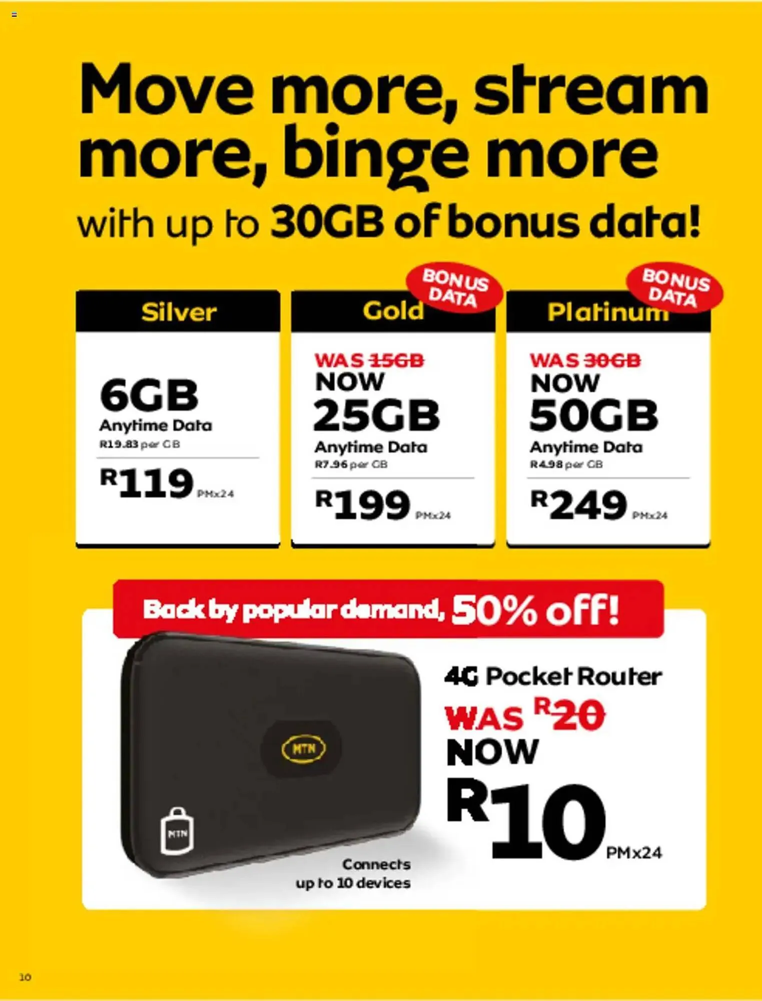 MTN catalogue from 7 March to 6 April 2025 - Catalogue Page 10