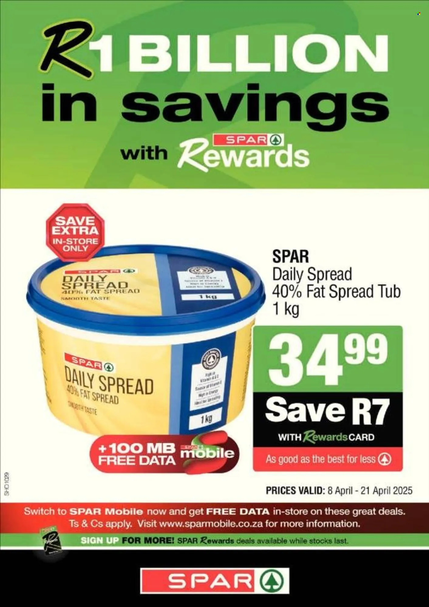 Spar catalogue from 8 April to 21 April 2025 - Catalogue Page 1