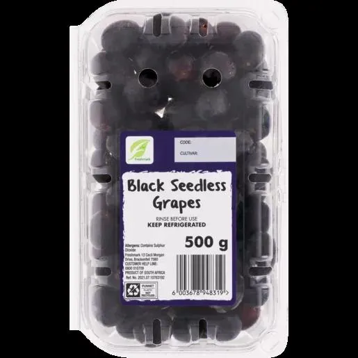 Black Seedless Grapes 500g