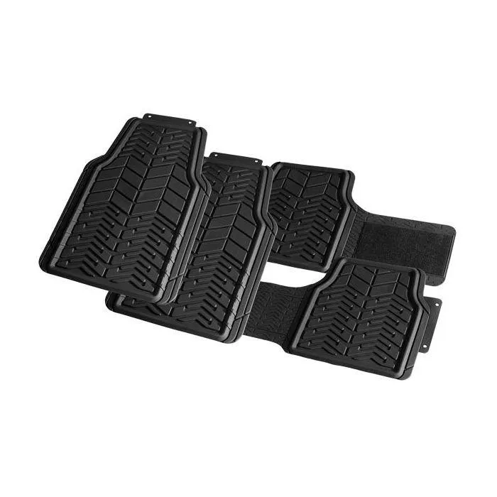 Autogear Pvc Car Mat Set 4 Piece - 70*48/80*43cm