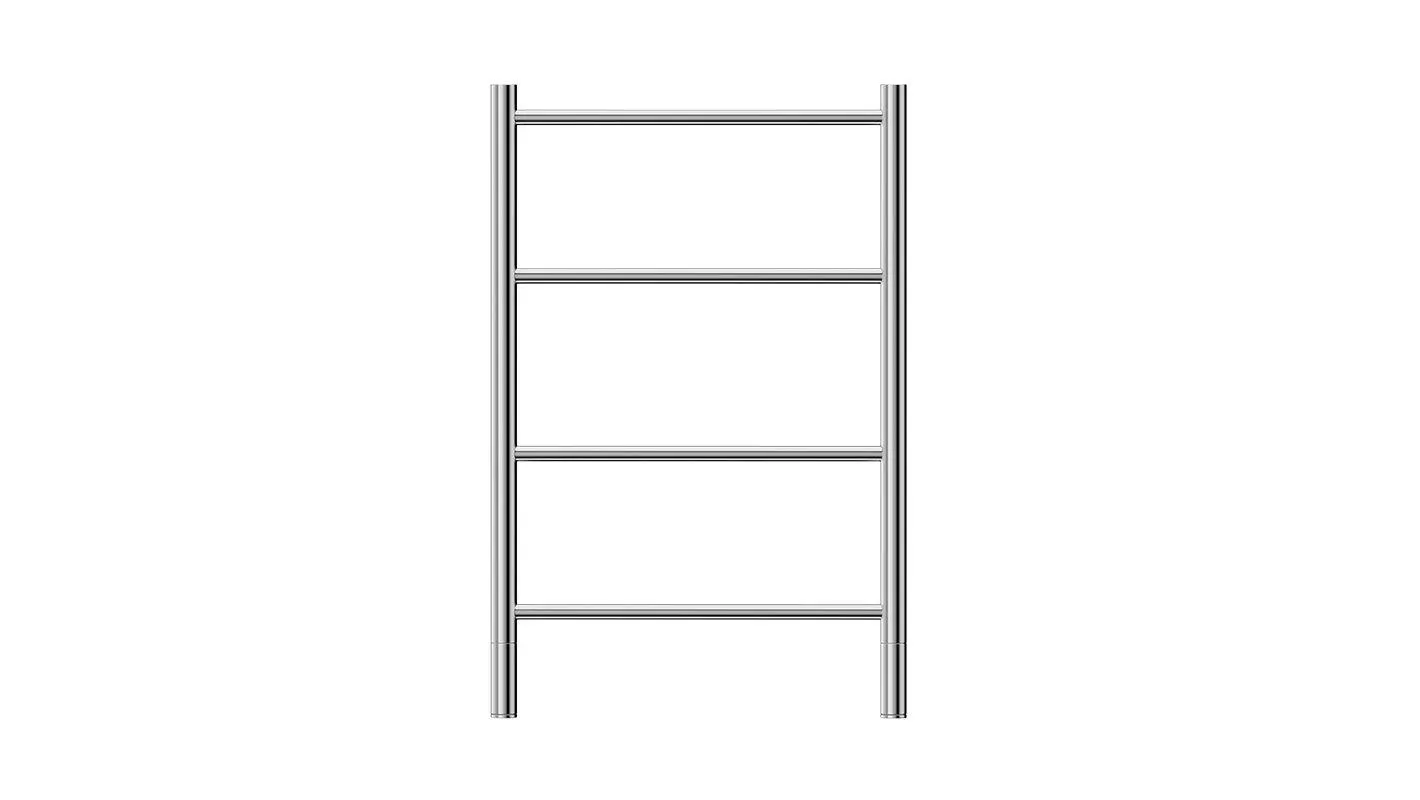 Jeeves Spartan I Brushed Stainless Steel Heated Rail 790 x 520mm