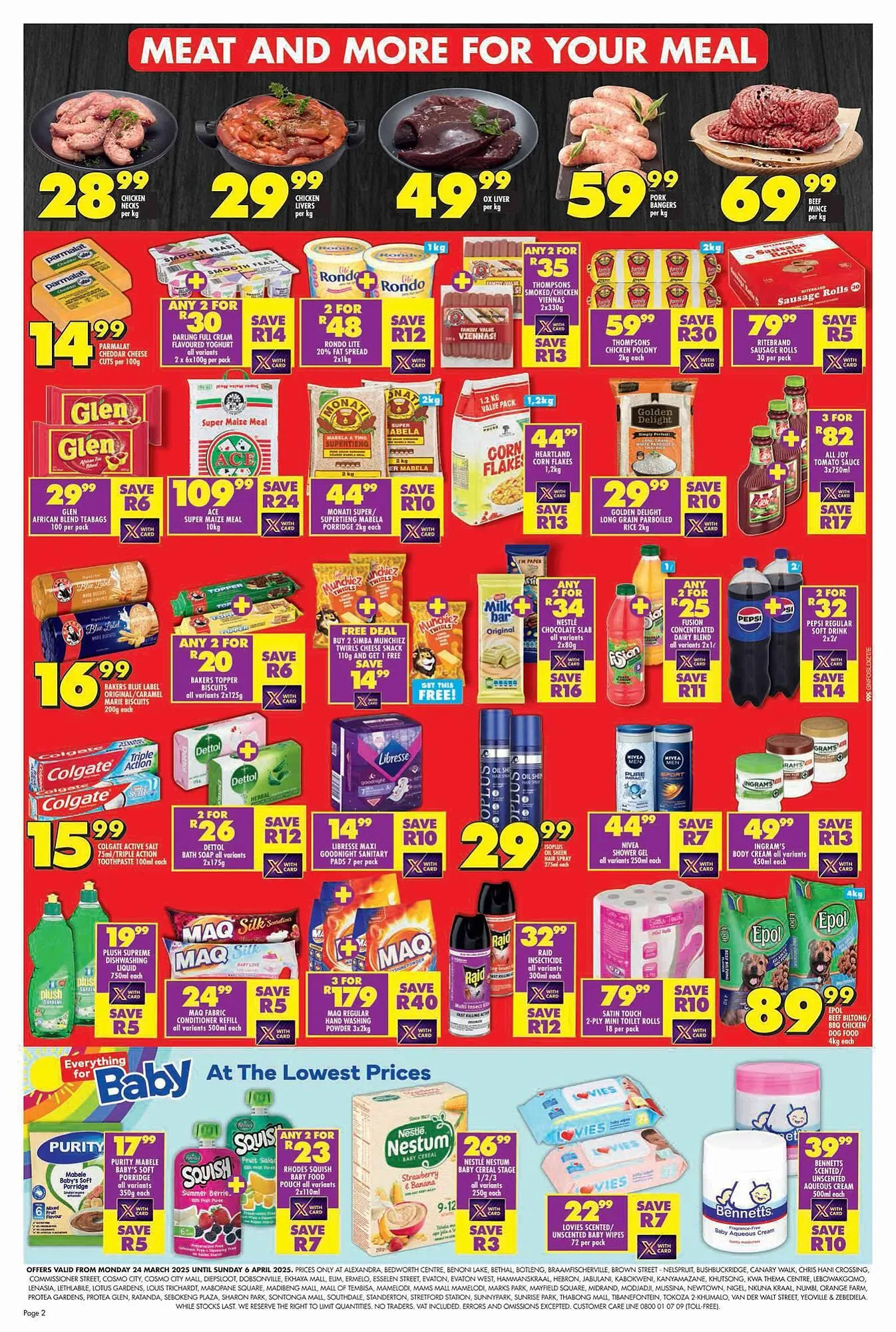 Shoprite catalogue from 24 March to 6 April 2025 - Catalogue Page 2