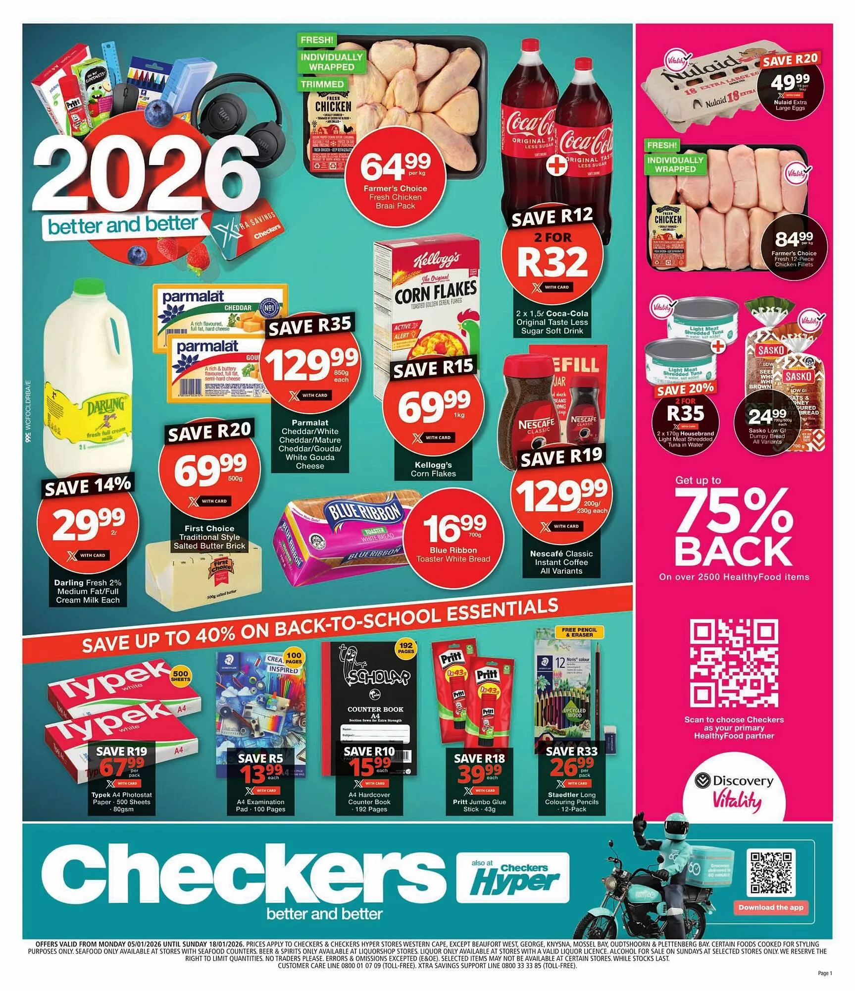 Checkers catalogue from 5 January to 11 January 2026 - Catalogue Page 1