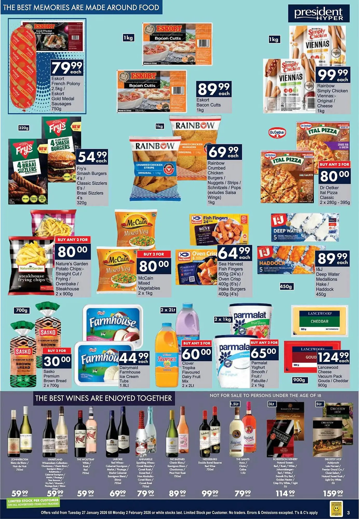 President Hyper catalogue from 27 January to 2 February 2026 - Catalogue Page 3