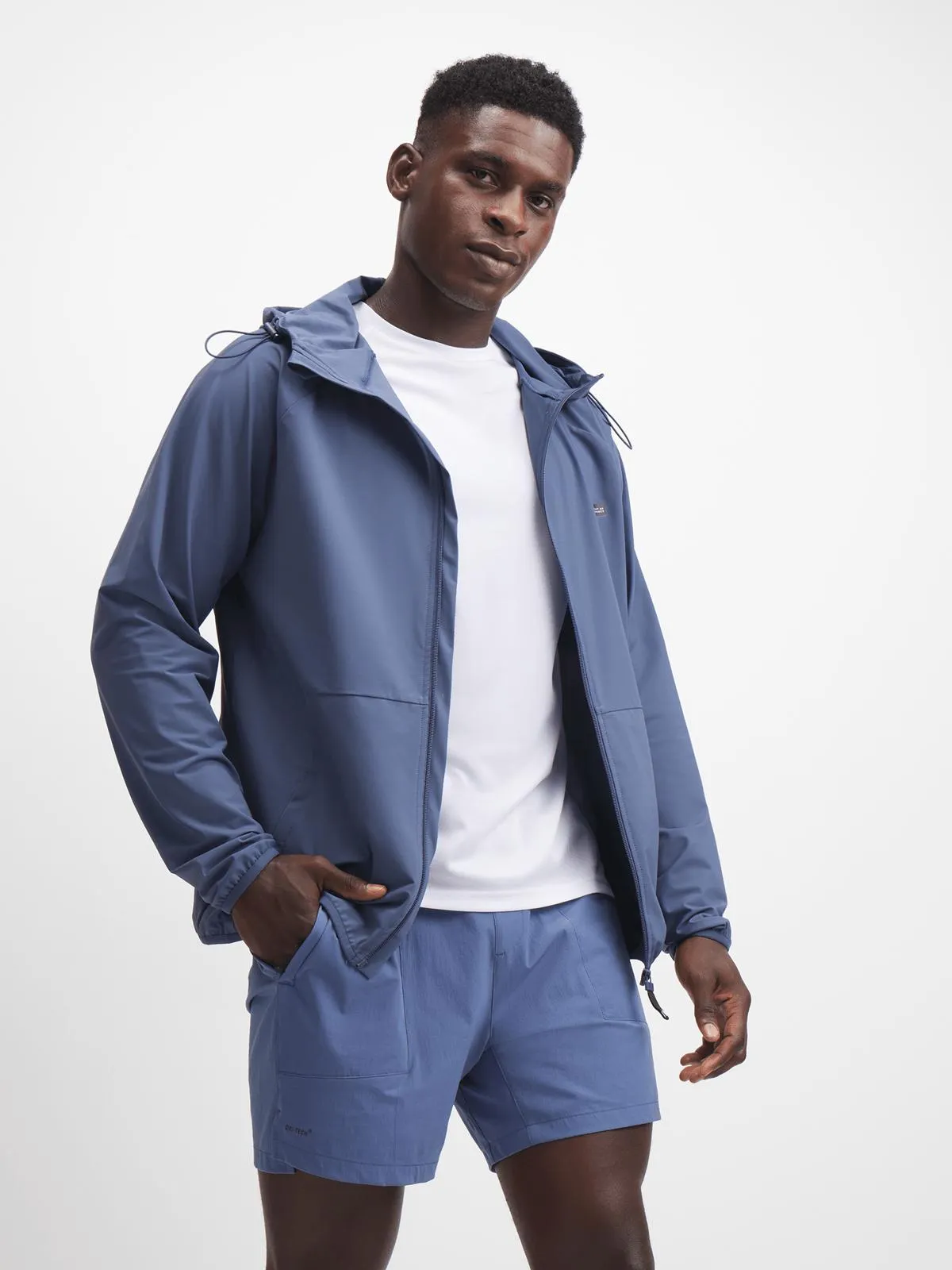 TS Mens Hybrid 7 Inch Periwinkle Shorts