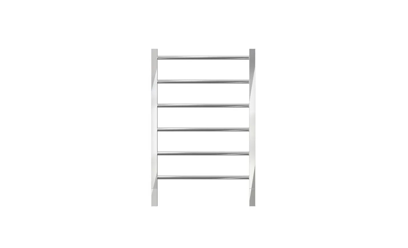 Jeeves Quadro Six Polished Stainless Steel Heated Rail 790 x 520mm