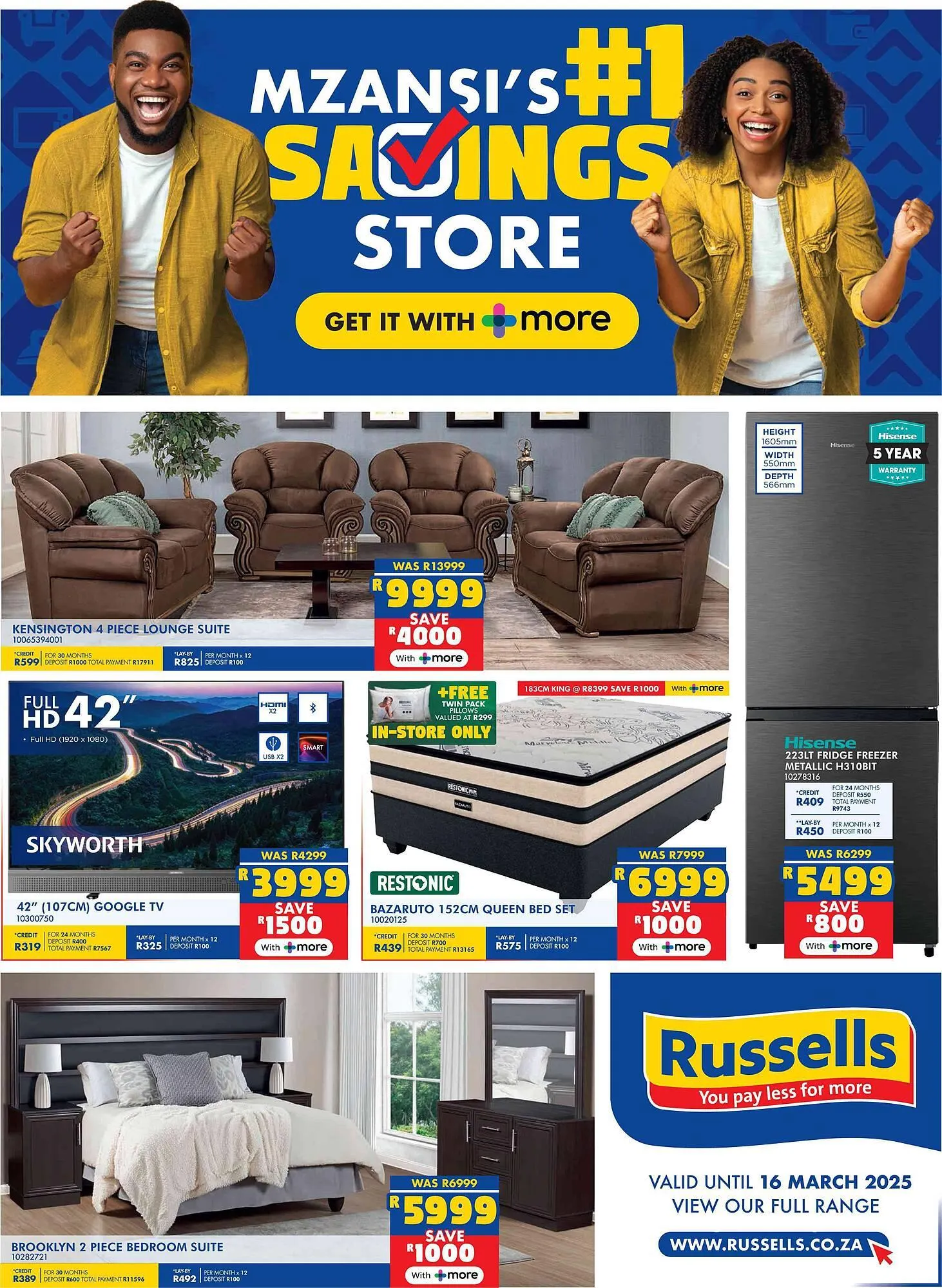 Russells catalogue from 17 February to 16 March 2025 - Catalogue Page 1