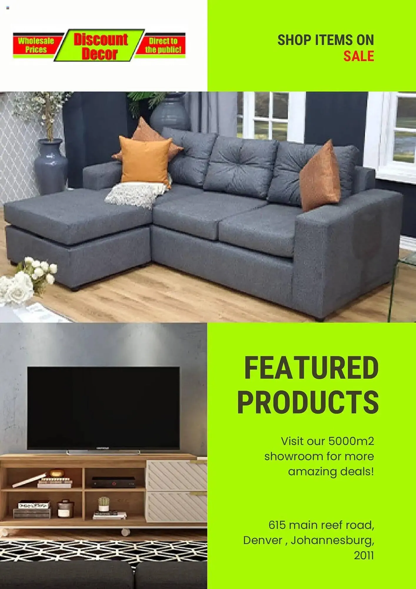 Discount Decor catalogue from 24 June to 8 July 2025 - Catalogue Page 1