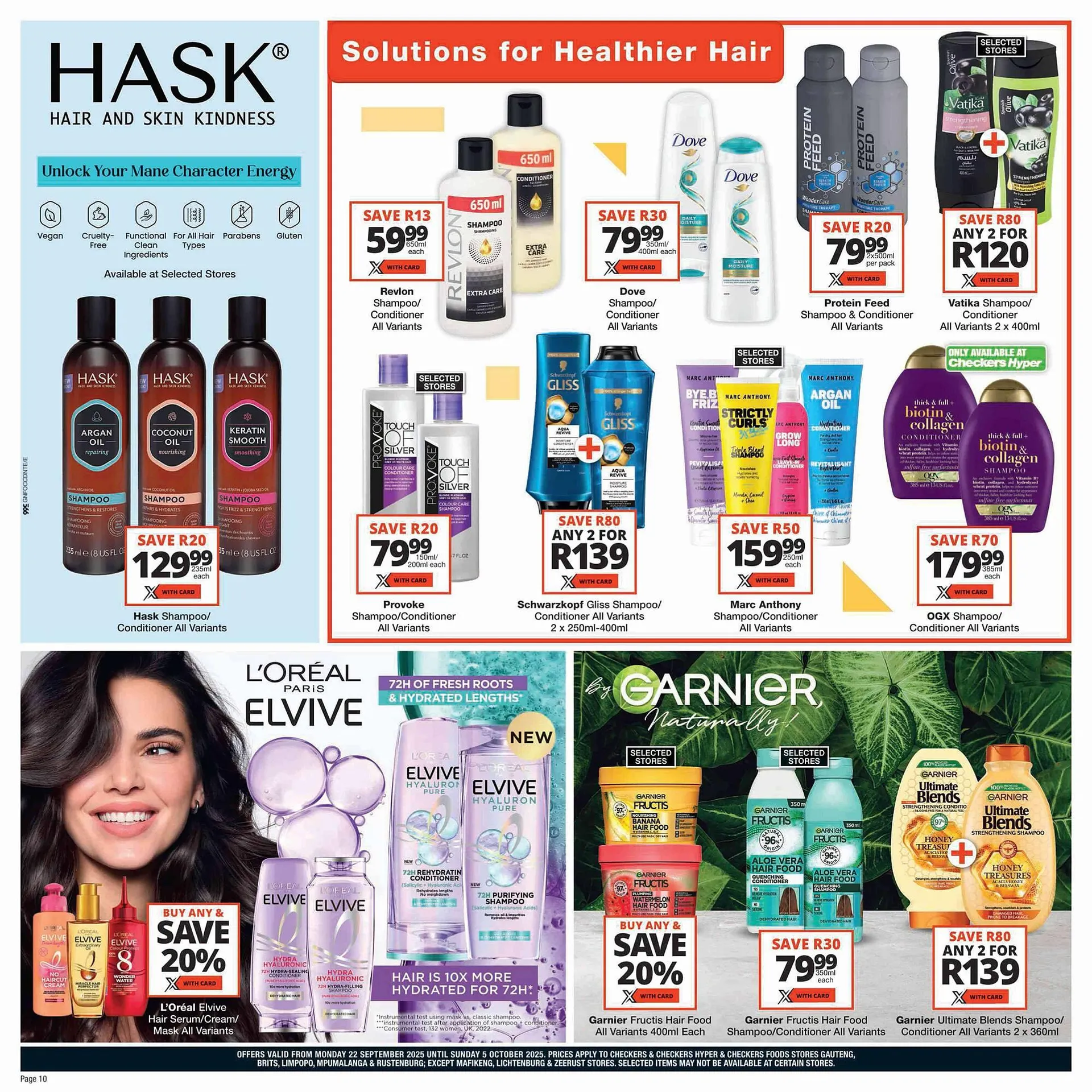 Checkers catalogue from 22 September to 5 October 2025 - Catalogue Page 10