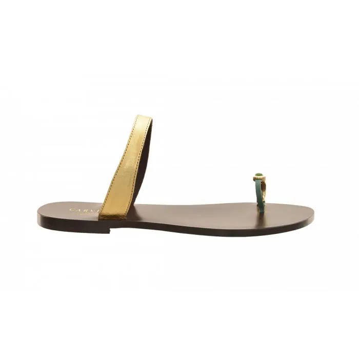 Carvela Luxe Italian Toe Ring Sandal