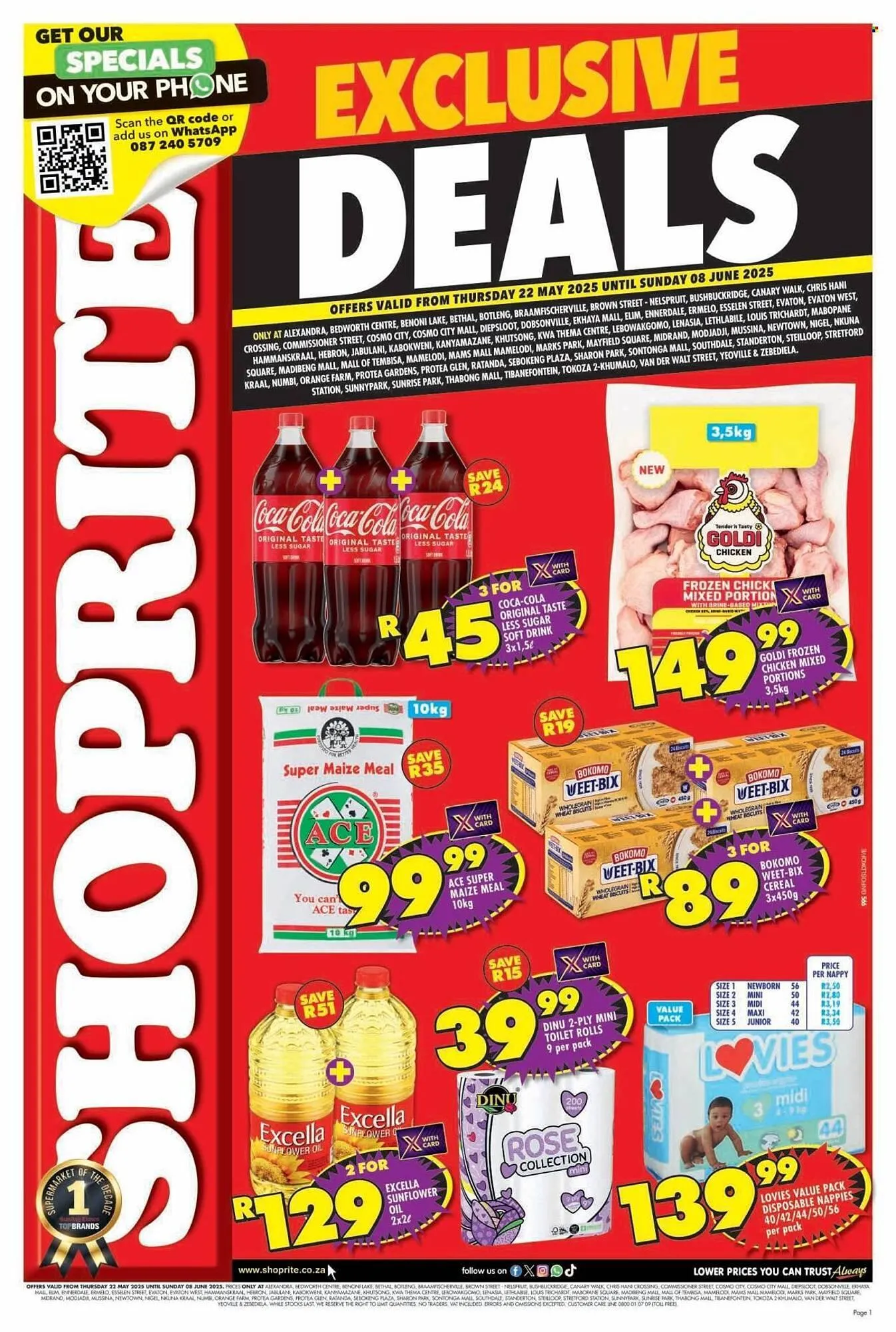 Shoprite catalogue from 22 May to 8 June 2025 - Catalogue Page 1