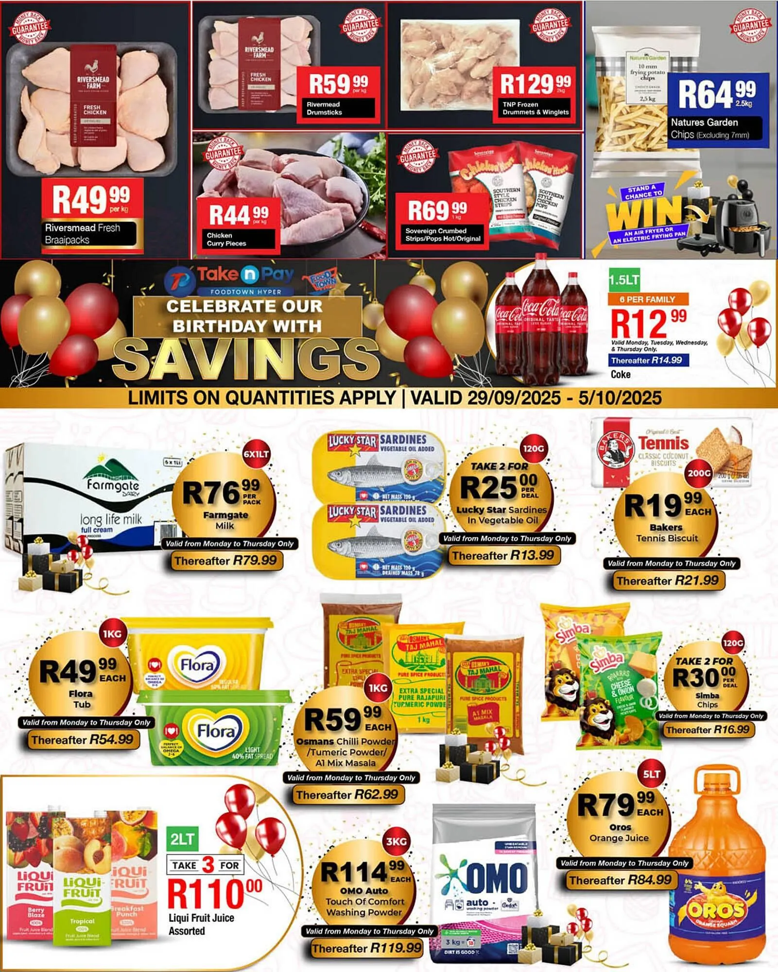 Take 'n Pay catalogue from 29 September to 5 October 2025 - Catalogue Page 1