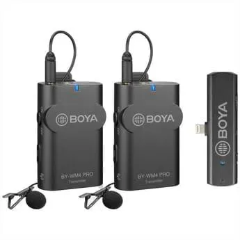 Boya BY-WM4 Pro-K4 Wireless Microphone System for iOS