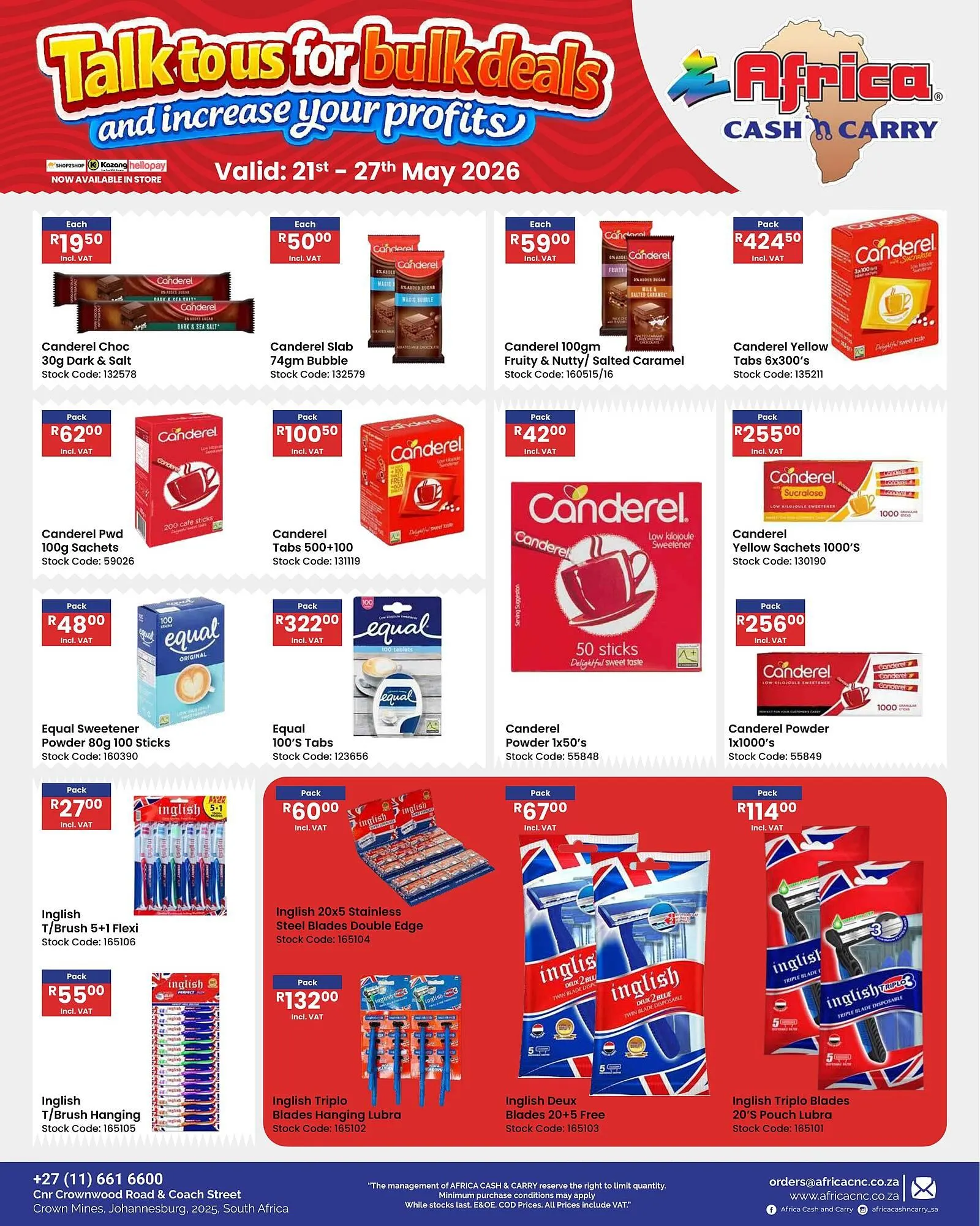 Africa Cash and Carry catalogue from 21 May to 27 May 2026 - Catalogue Page 52