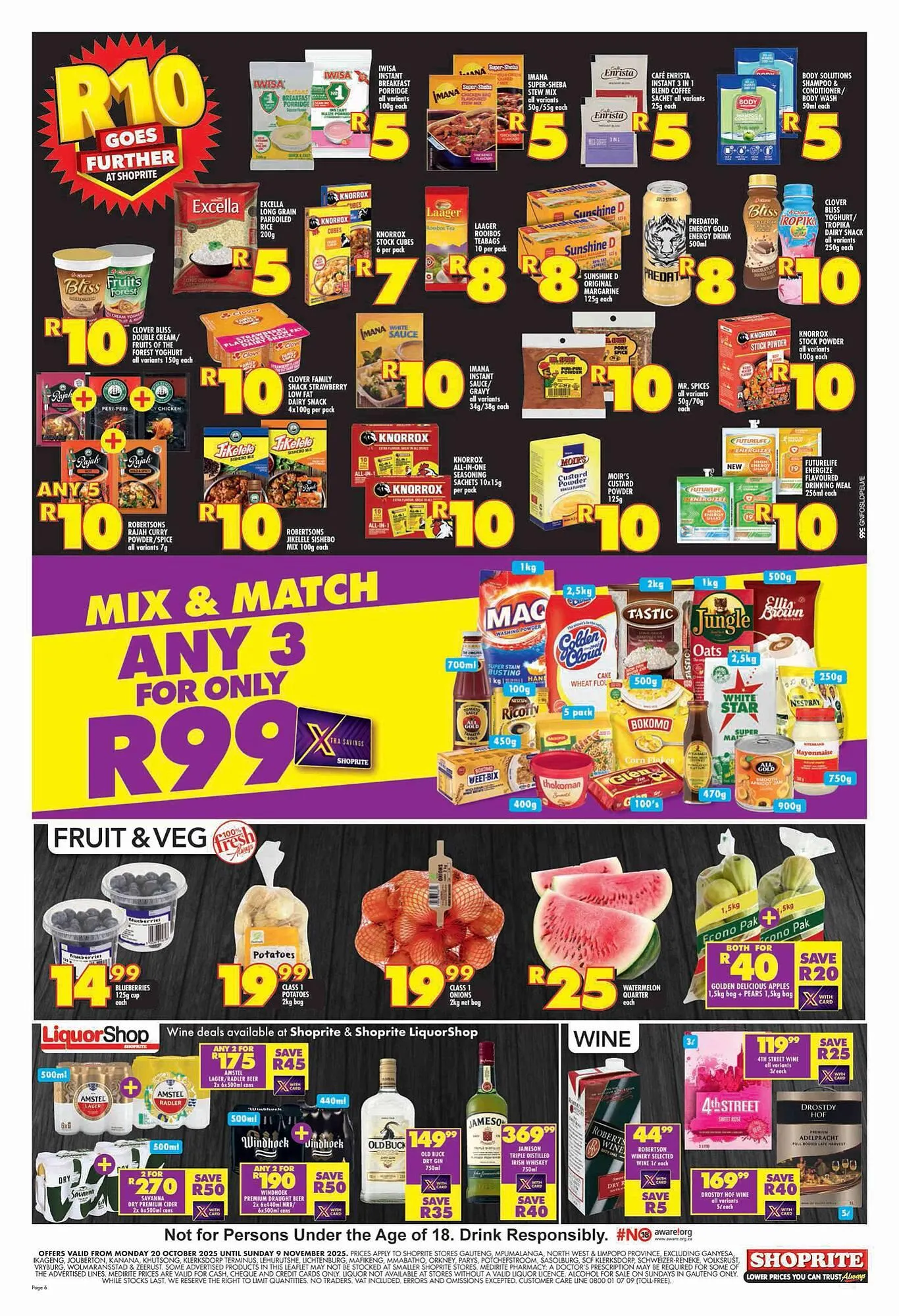 Shoprite catalogue from 20 October to 9 November 2025 - Catalogue Page 6