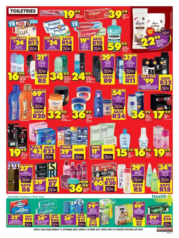 Shoprite Promise Western Cape from 24 September to 6 October 2024 - Catalogue Page 11