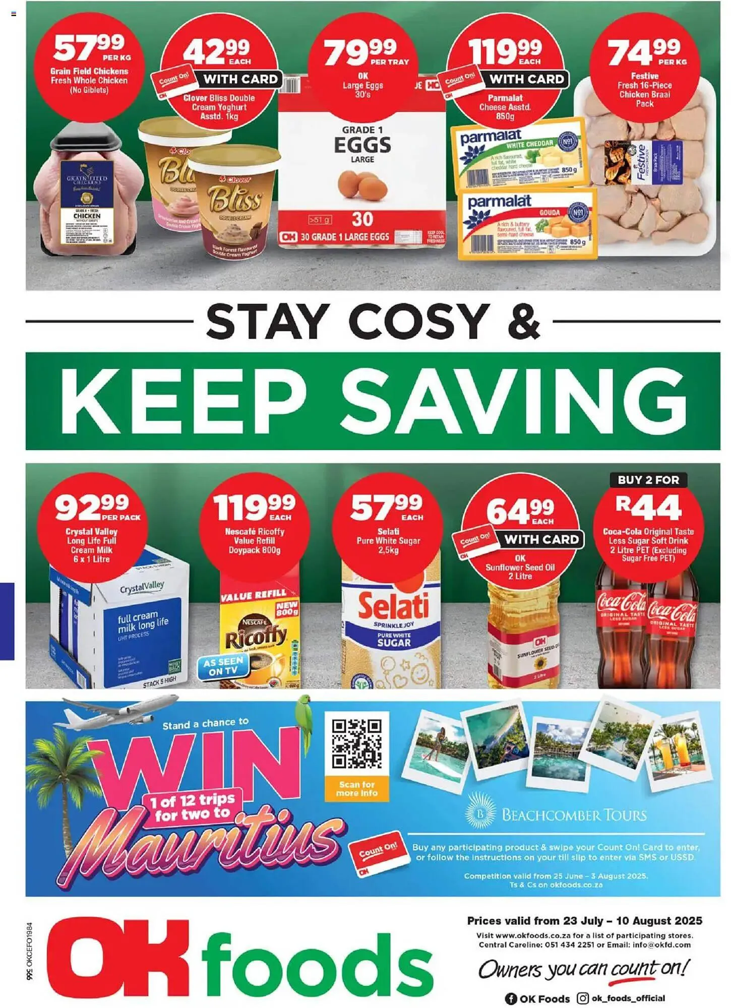 OK Foods catalogue from 23 July to 10 August 2025 - Catalogue Page 1