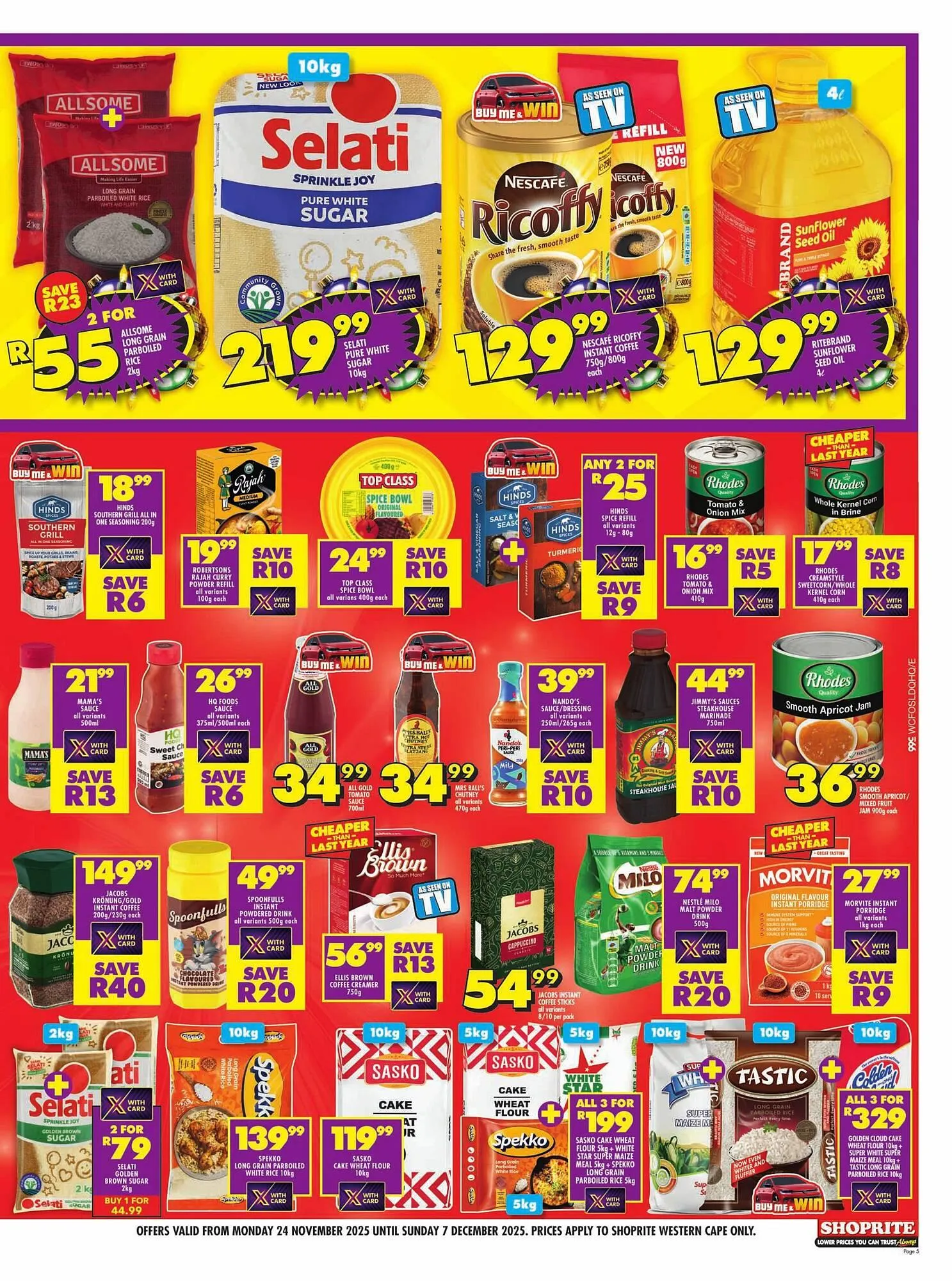 Shoprite catalogue from 24 November to 7 December 2025 - Catalogue Page 5