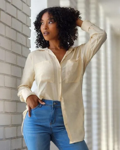 Ladies Utility Boyfriend Shirt
