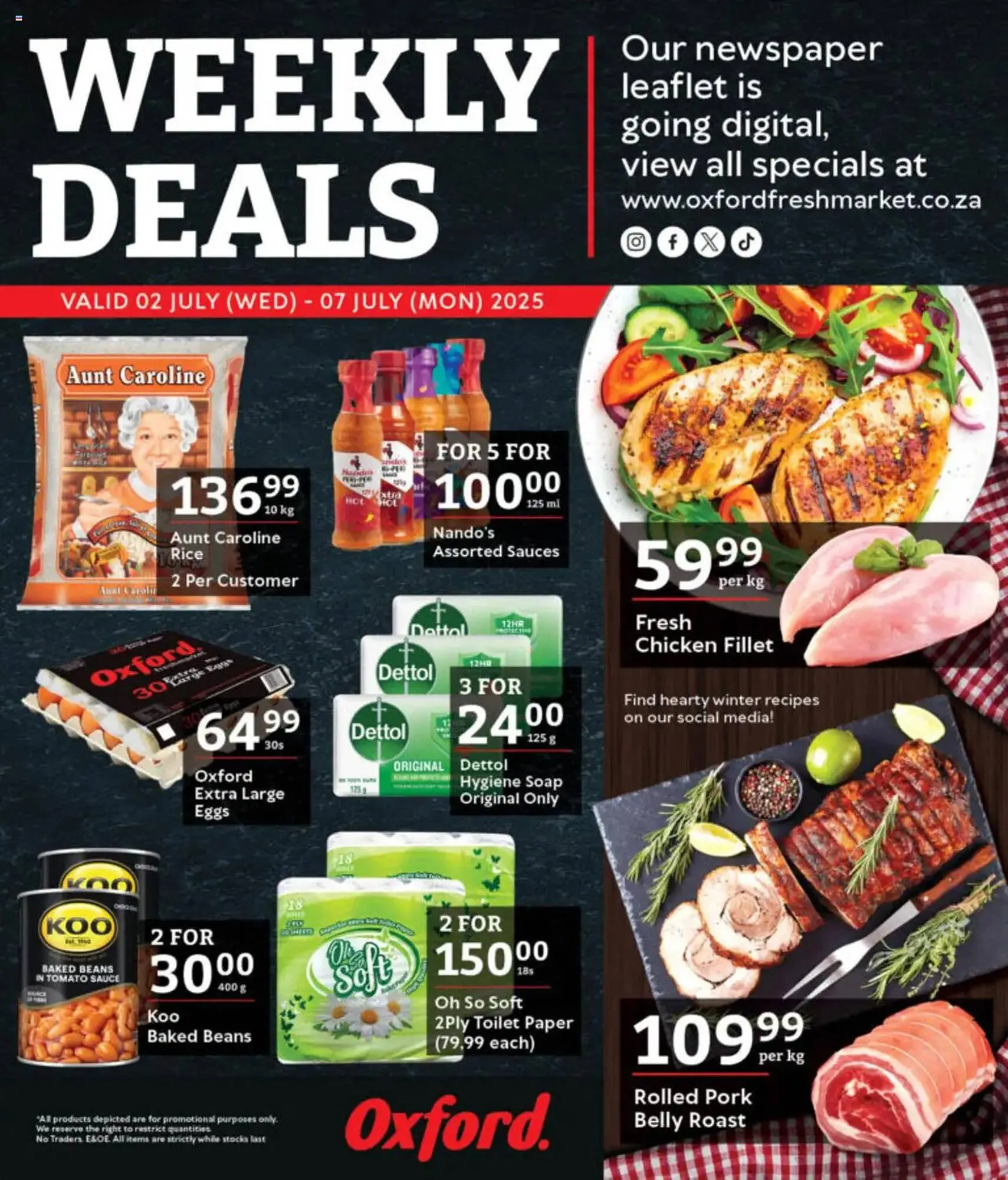 Oxford Freshmarket catalogue from 2 July to 7 July 2025 - Catalogue Page 1