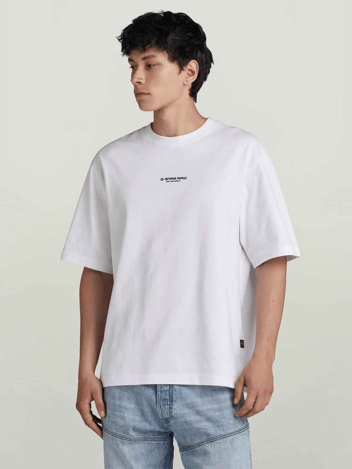 G-Star Men's Center Chest Boxy White T-Shirt