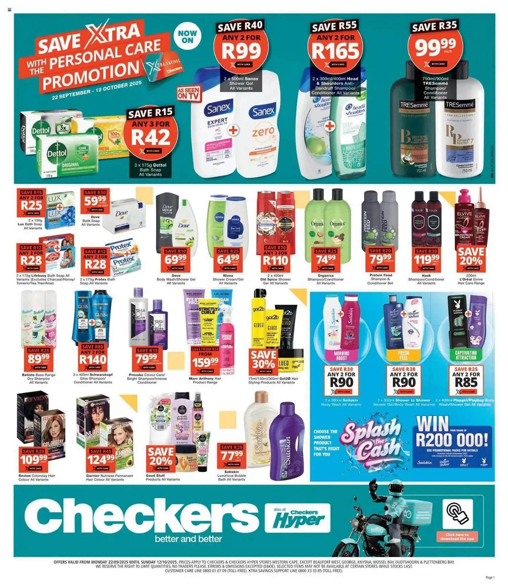 Checkers catalogue from 22 September to 12 October 2025 - Catalogue Page 1