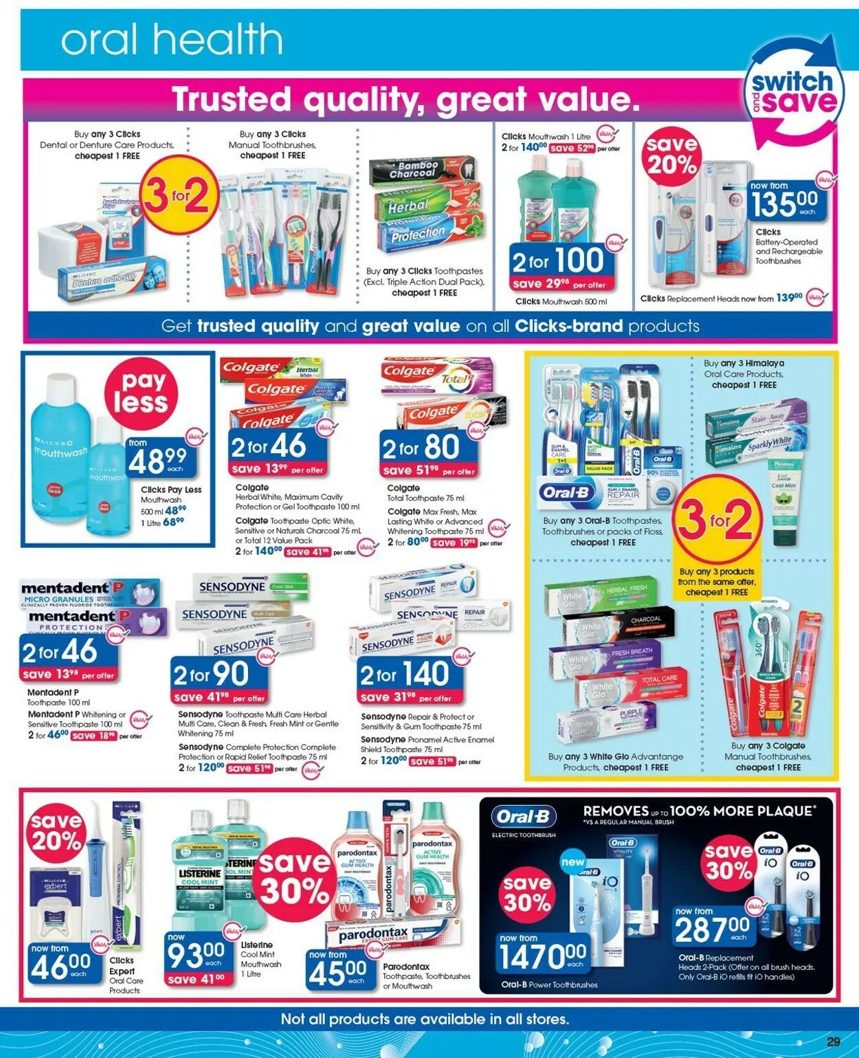 Clicks Current catalogue from 15 July to 29 July 2025 - Catalogue Page 29