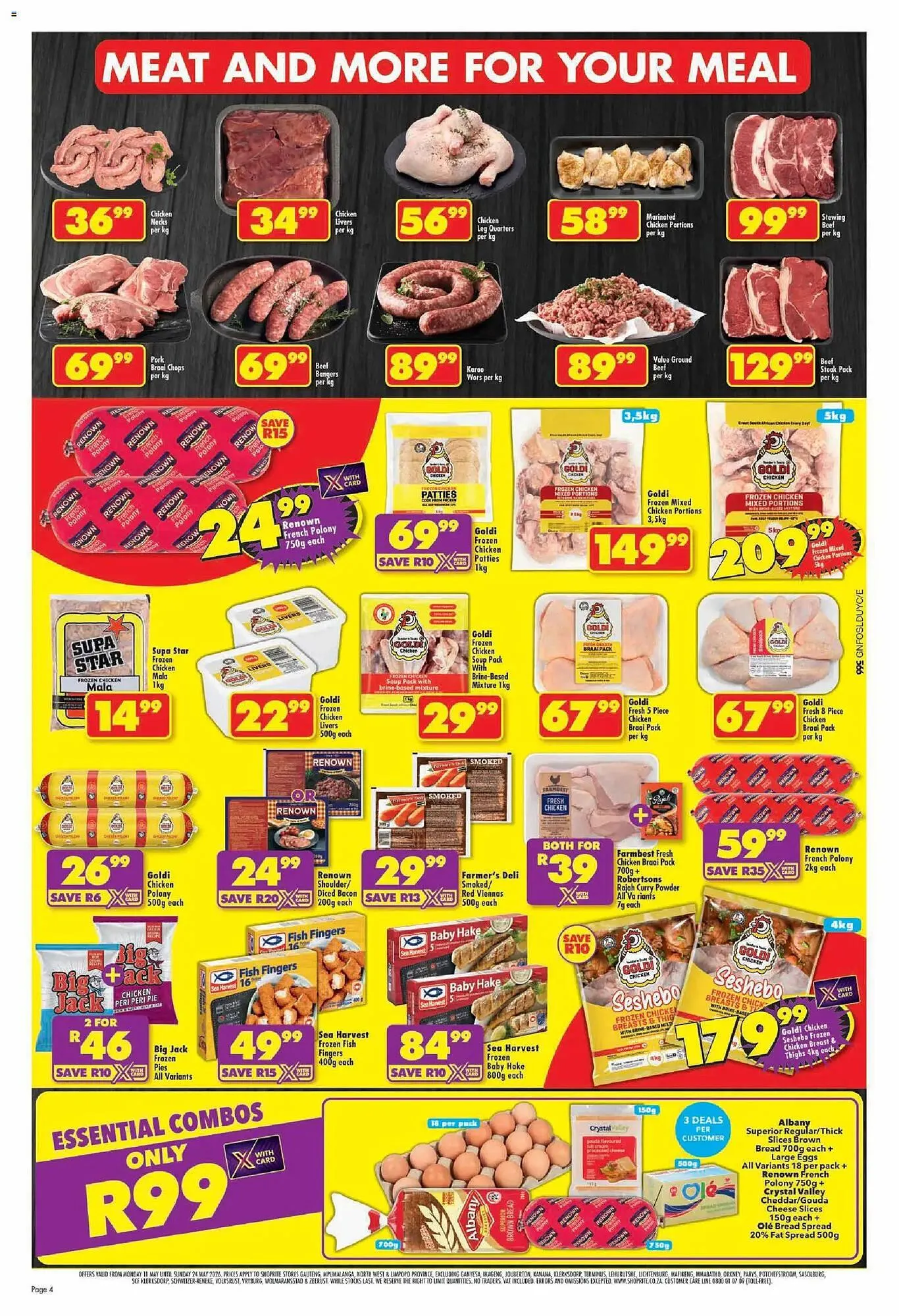 Shoprite catalogue from 11 May to 24 May 2026 - Catalogue Page 4