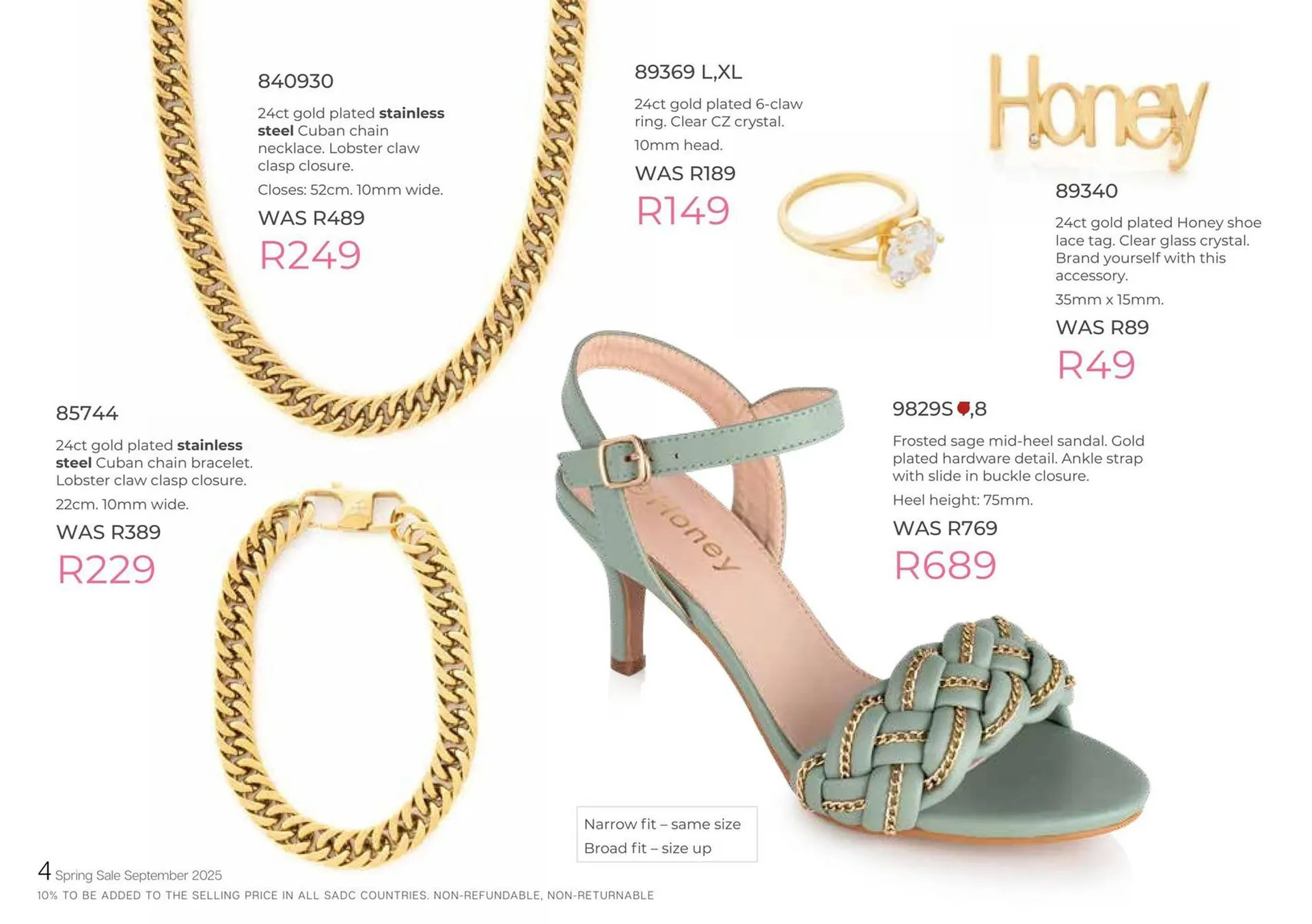 Honey Fashion Accessories catalogue from 3 September to 30 September 2025 - Catalogue Page 6